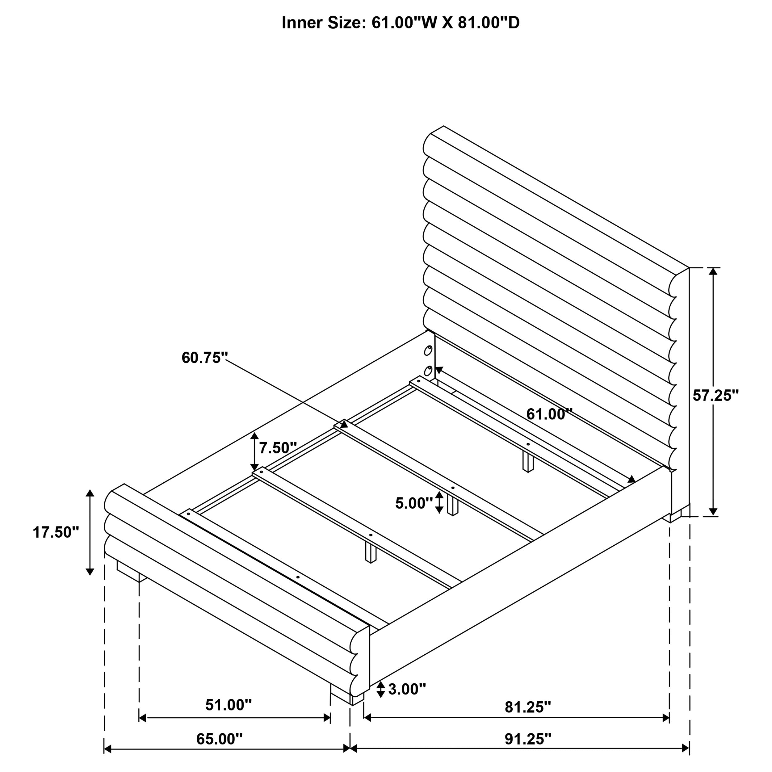Patricia Panel Bed - Ideal Furniture (Fresno,CA)