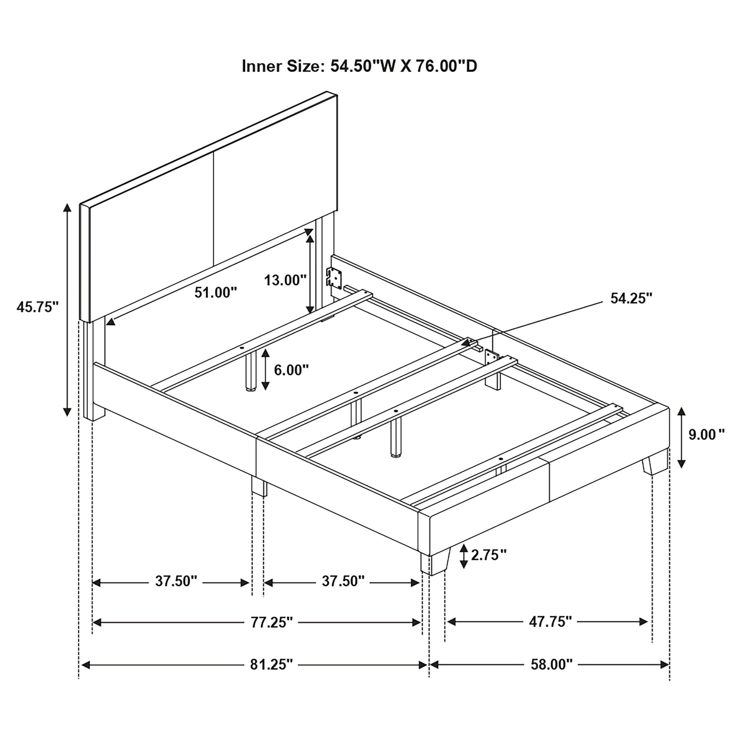Dorian Panel Bed - Ideal Furniture (Fresno,CA)