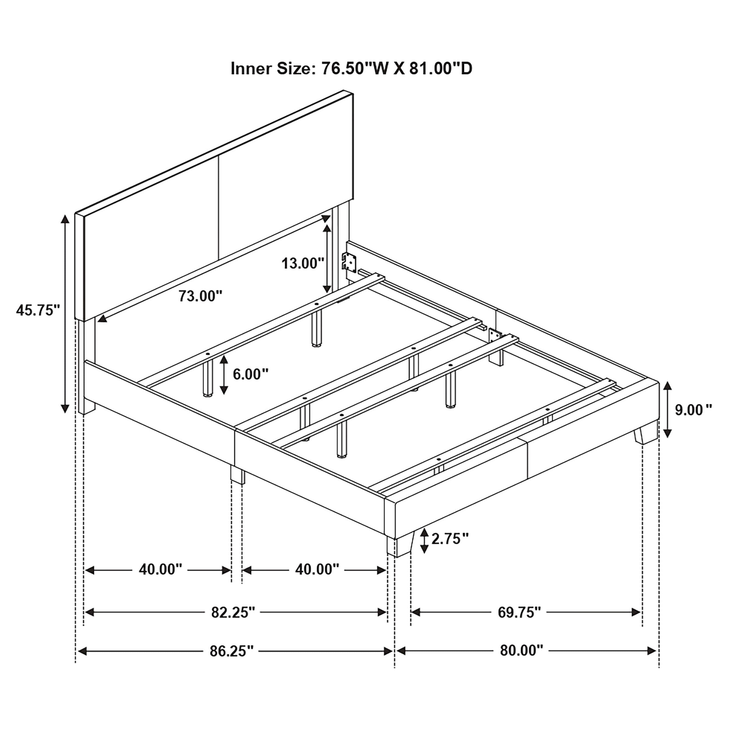 Dorian Panel Bed - Ideal Furniture (Fresno,CA)