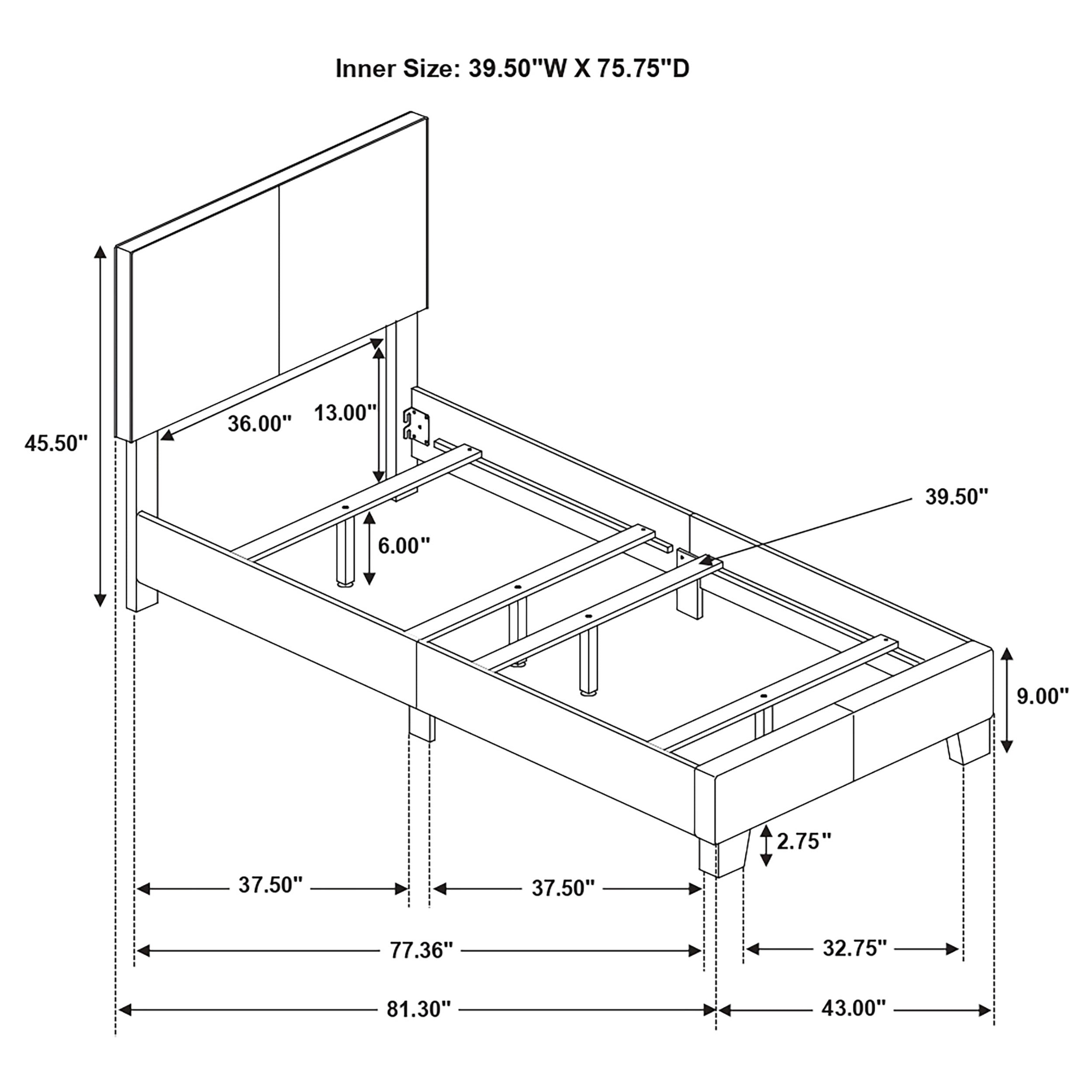 Dorian Panel Bed - Ideal Furniture (Fresno,CA)