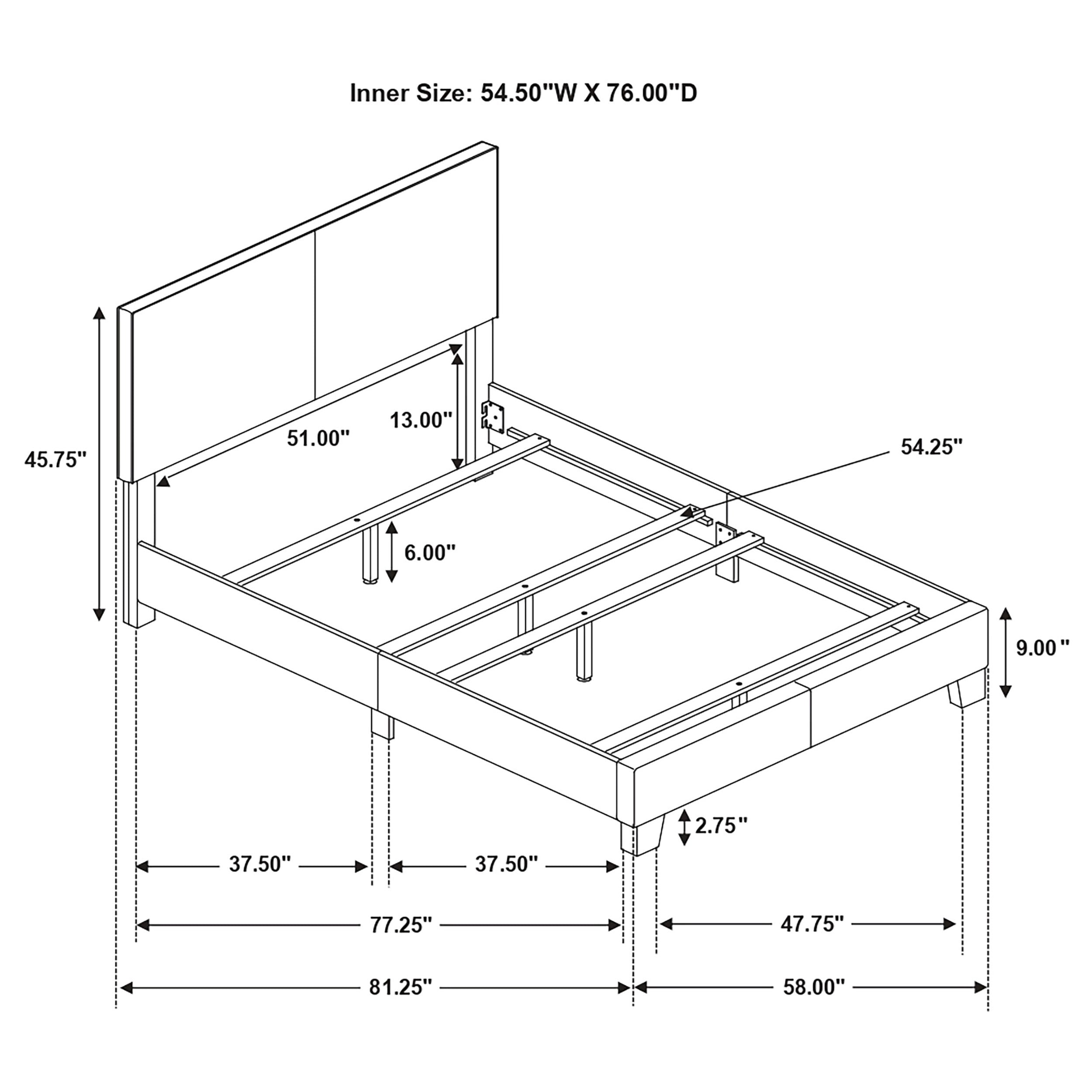 Dorian Panel Bed - Ideal Furniture (Fresno,CA)