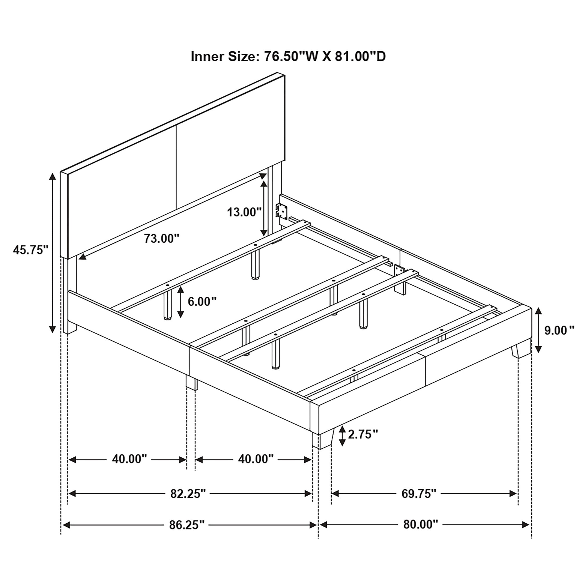 Dorian Panel Bed - Ideal Furniture (Fresno,CA)