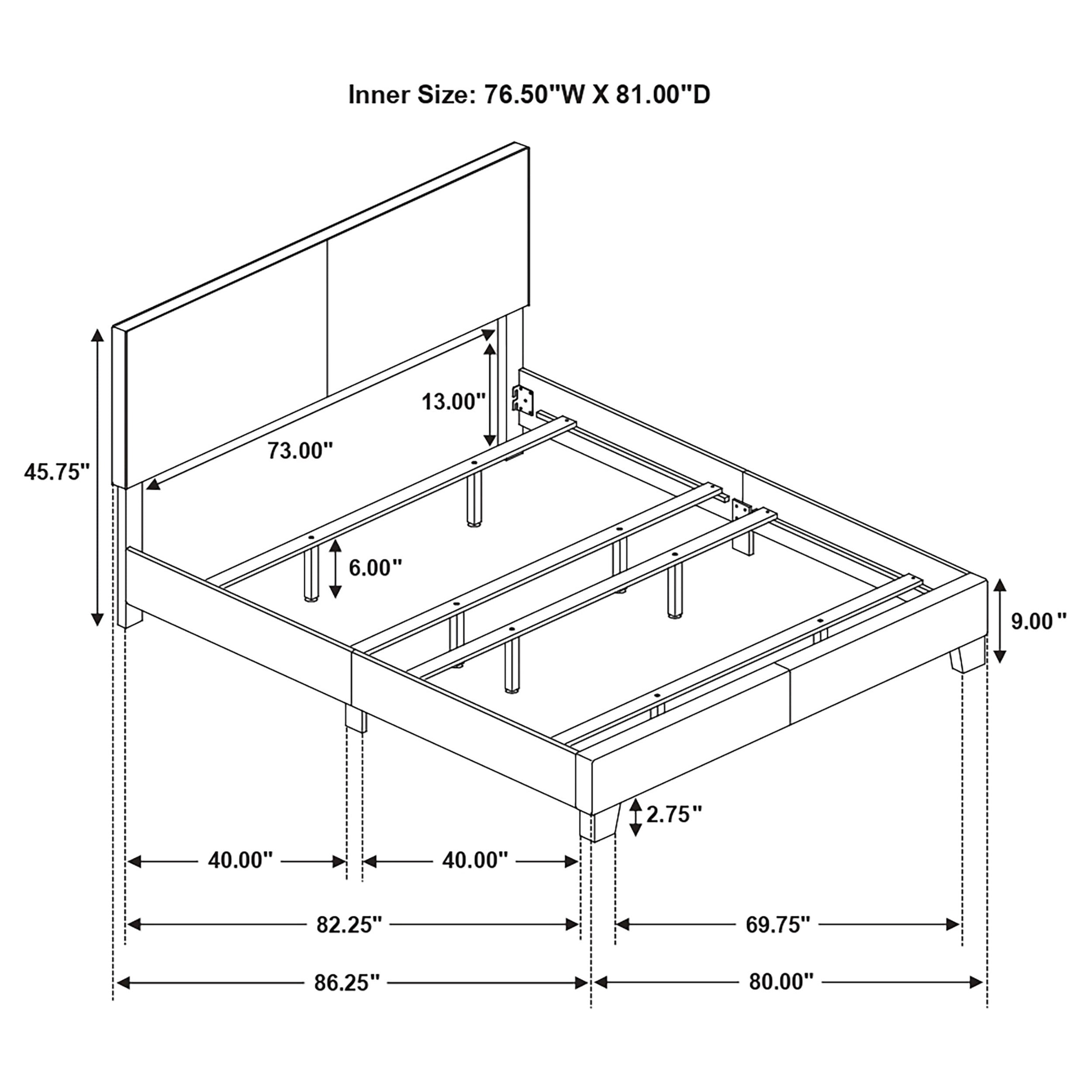 Dorian Panel Bed - Ideal Furniture (Fresno,CA)