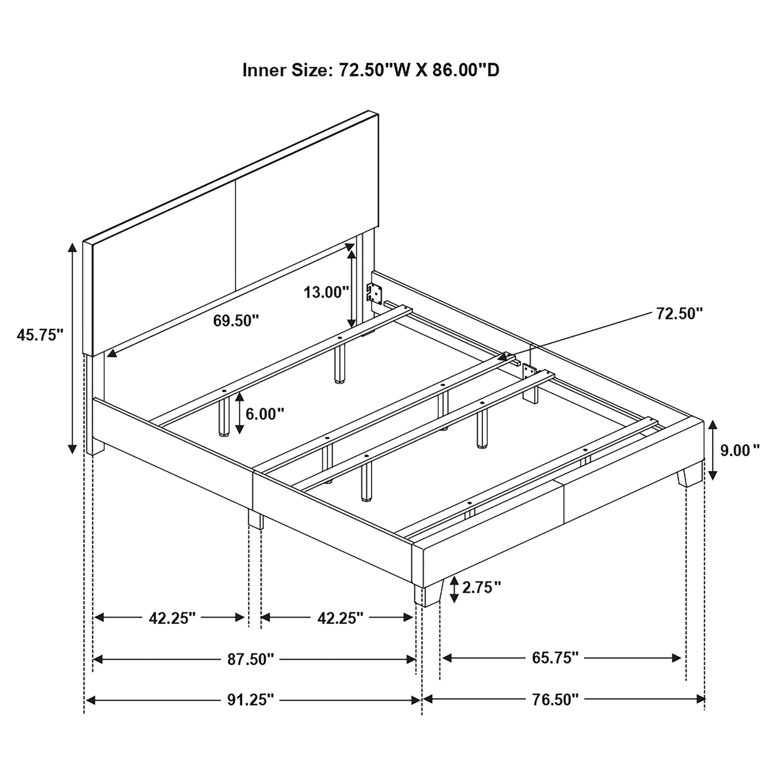 Dorian Panel Bed - Ideal Furniture (Fresno,CA)