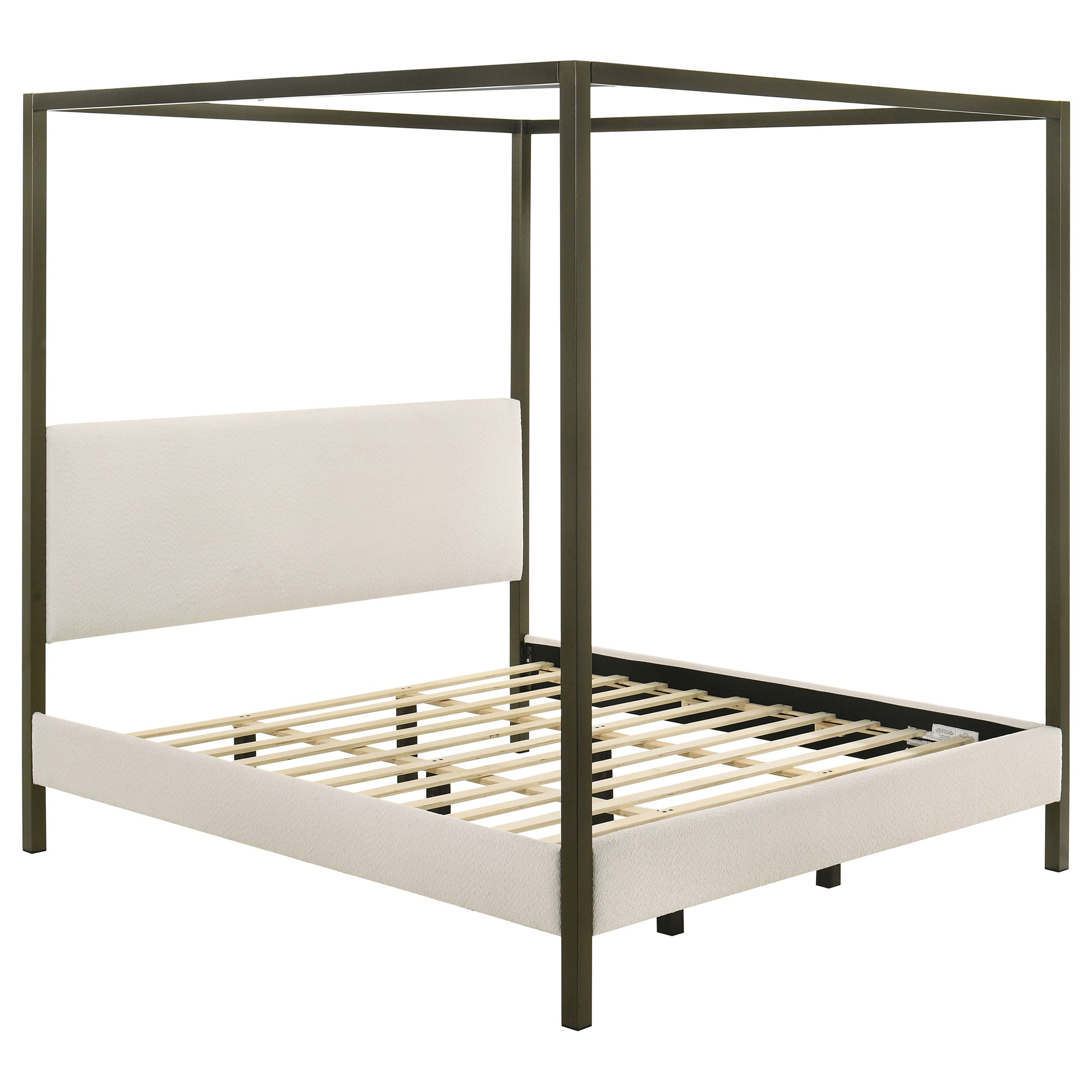Monroe Canopy Panel Platform Bed - Ideal Furniture (Fresno,CA)