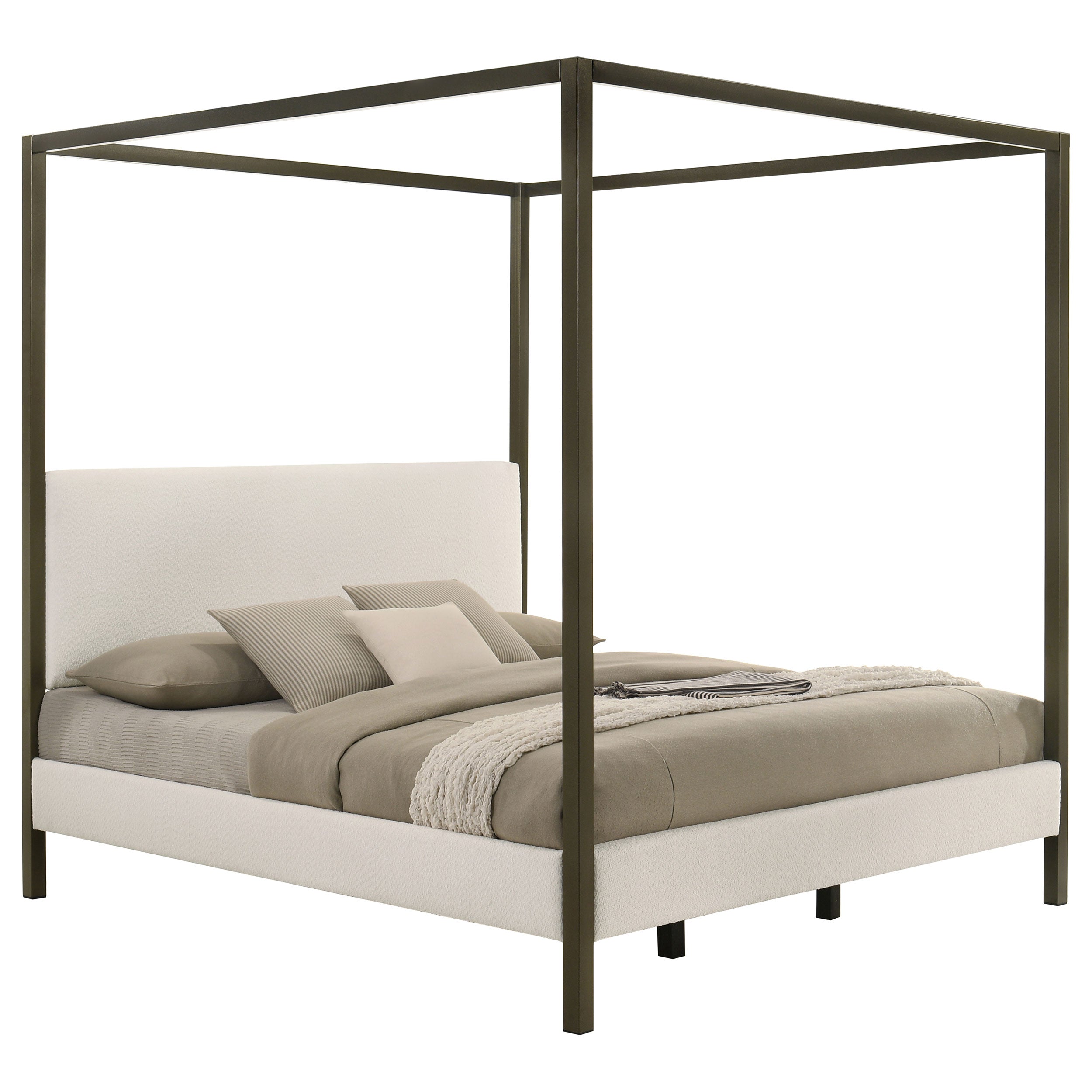 Monroe Canopy Panel Platform Bed - Ideal Furniture (Fresno,CA)