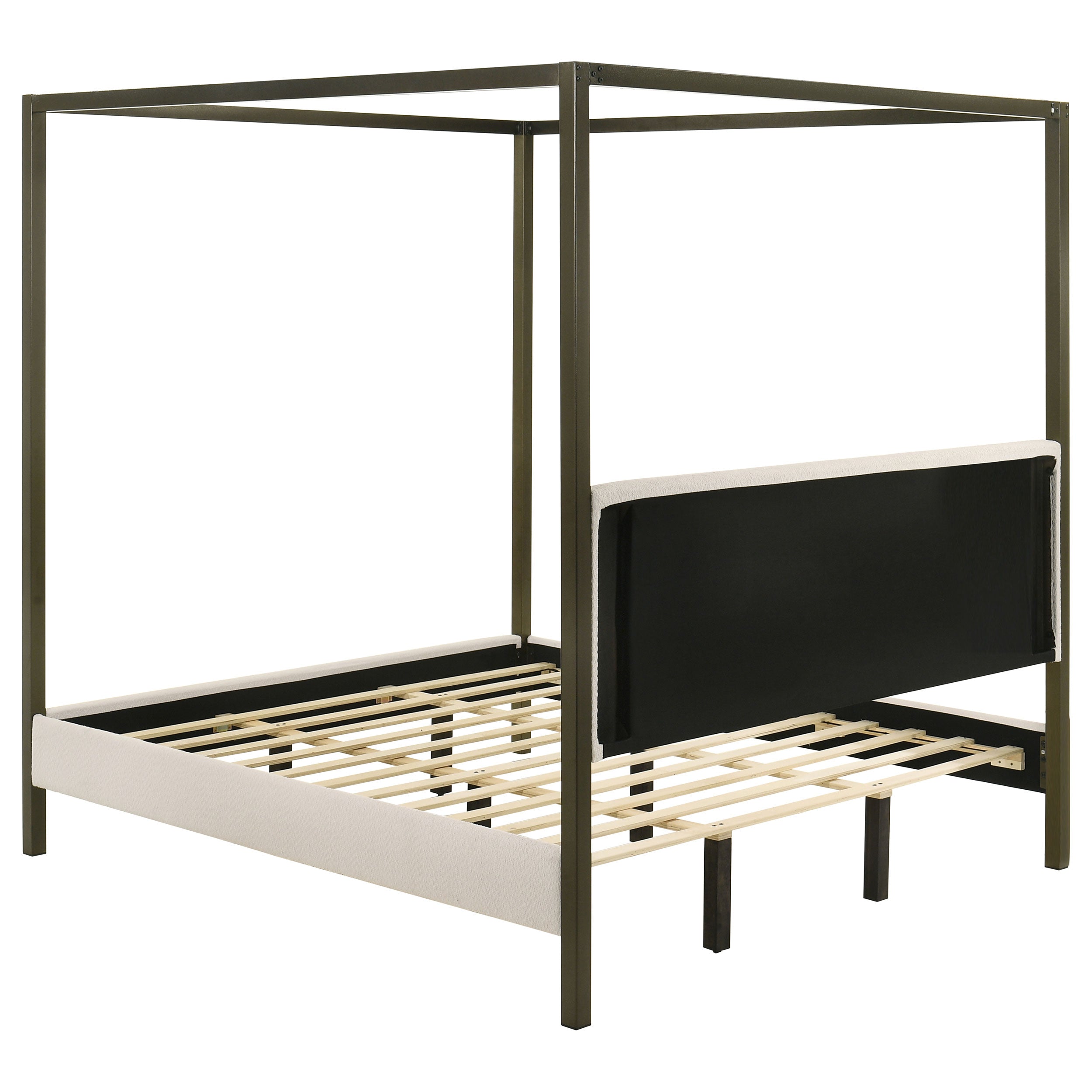 Monroe Canopy Panel Platform Bed - Ideal Furniture (Fresno,CA)