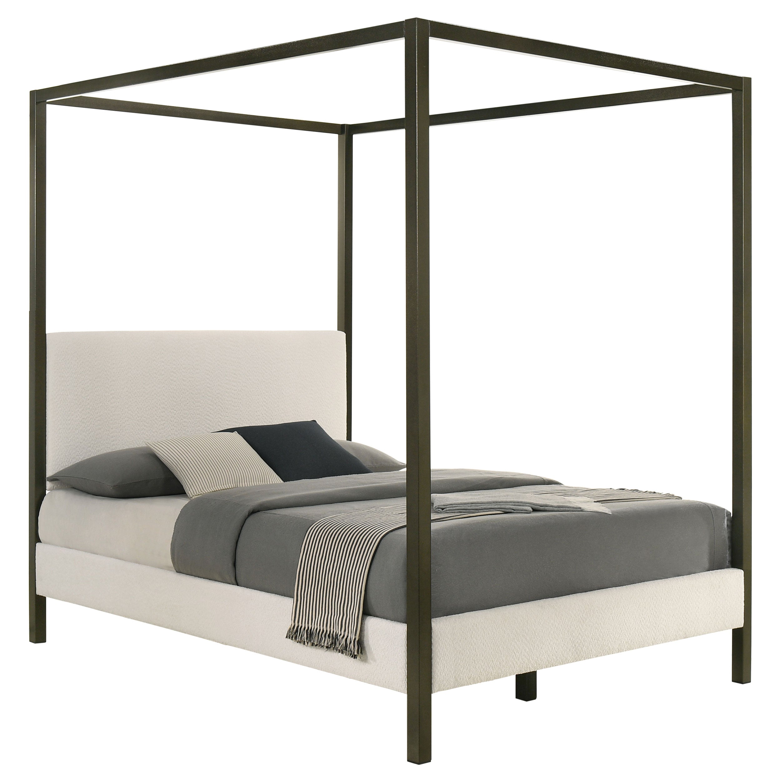 Monroe Canopy Panel Platform Bed - Ideal Furniture (Fresno,CA)