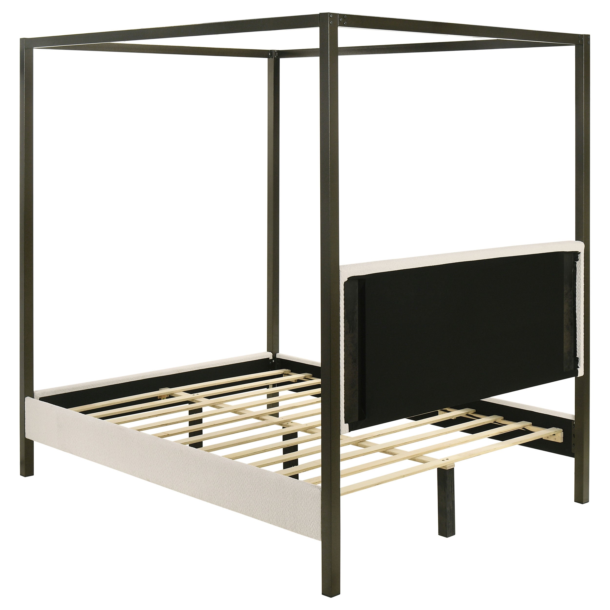 Monroe Canopy Panel Platform Bed - Ideal Furniture (Fresno,CA)