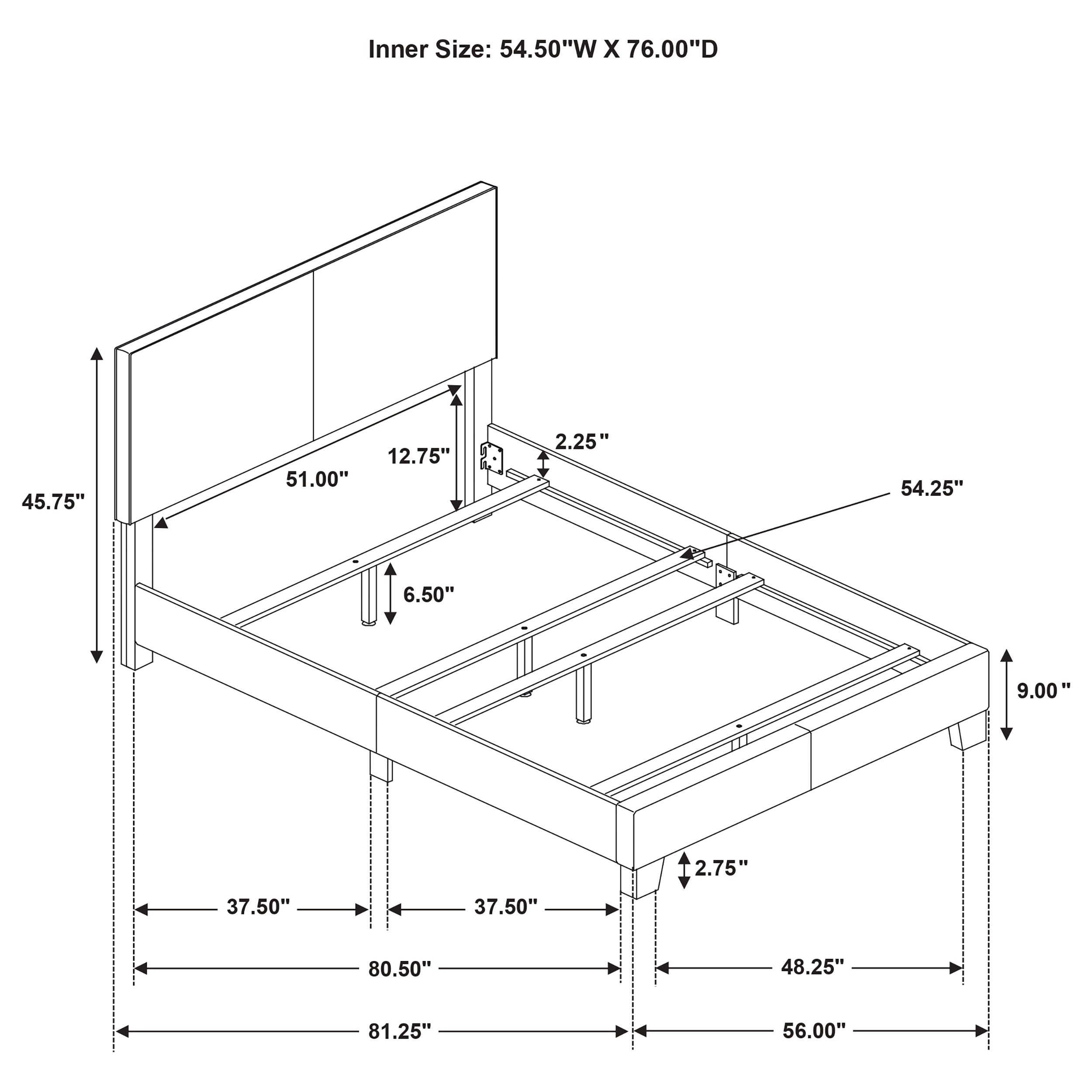 Dorian Panel Bed - Ideal Furniture (Fresno,CA)