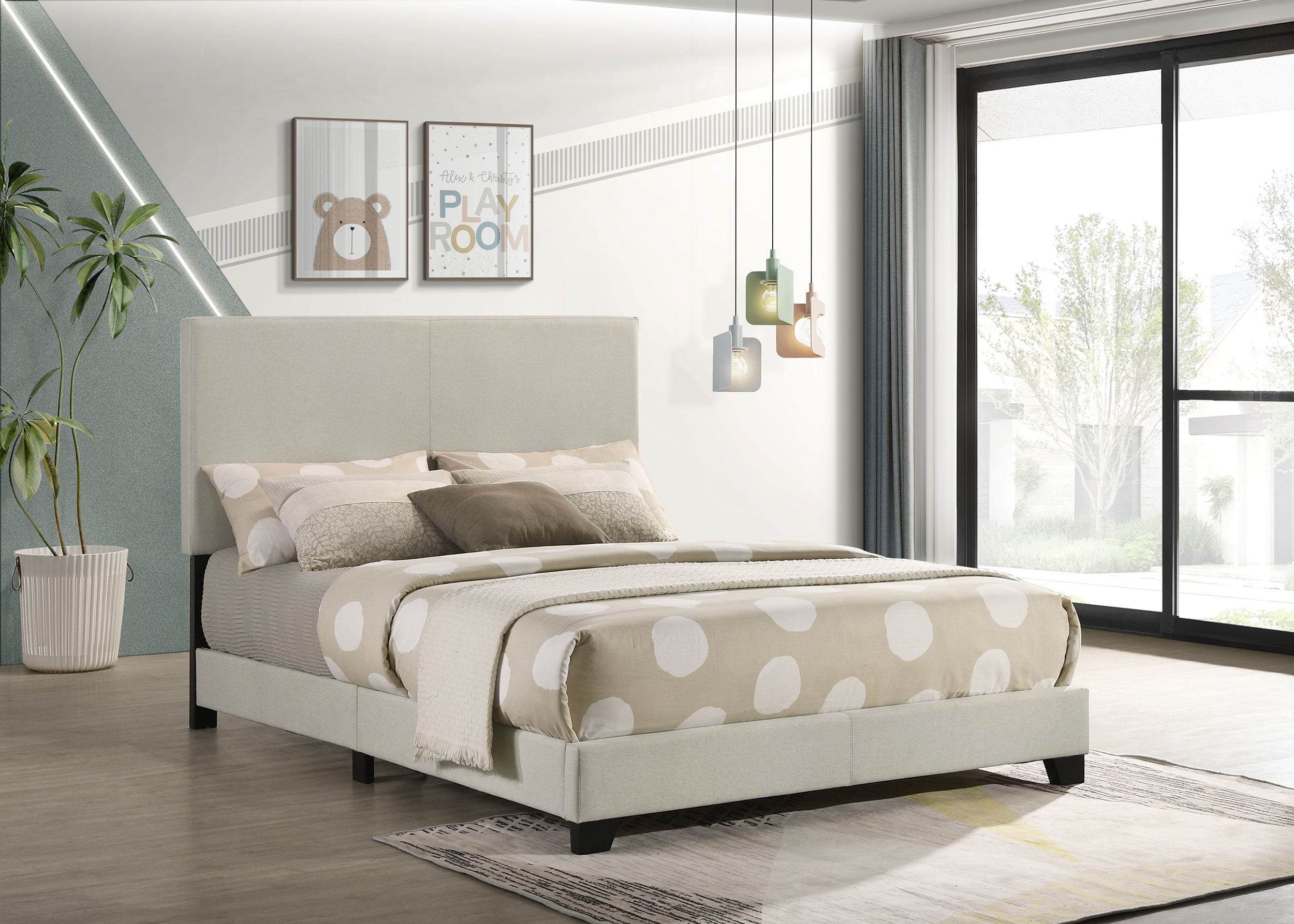 Dorian Panel Bed - Ideal Furniture (Fresno,CA)