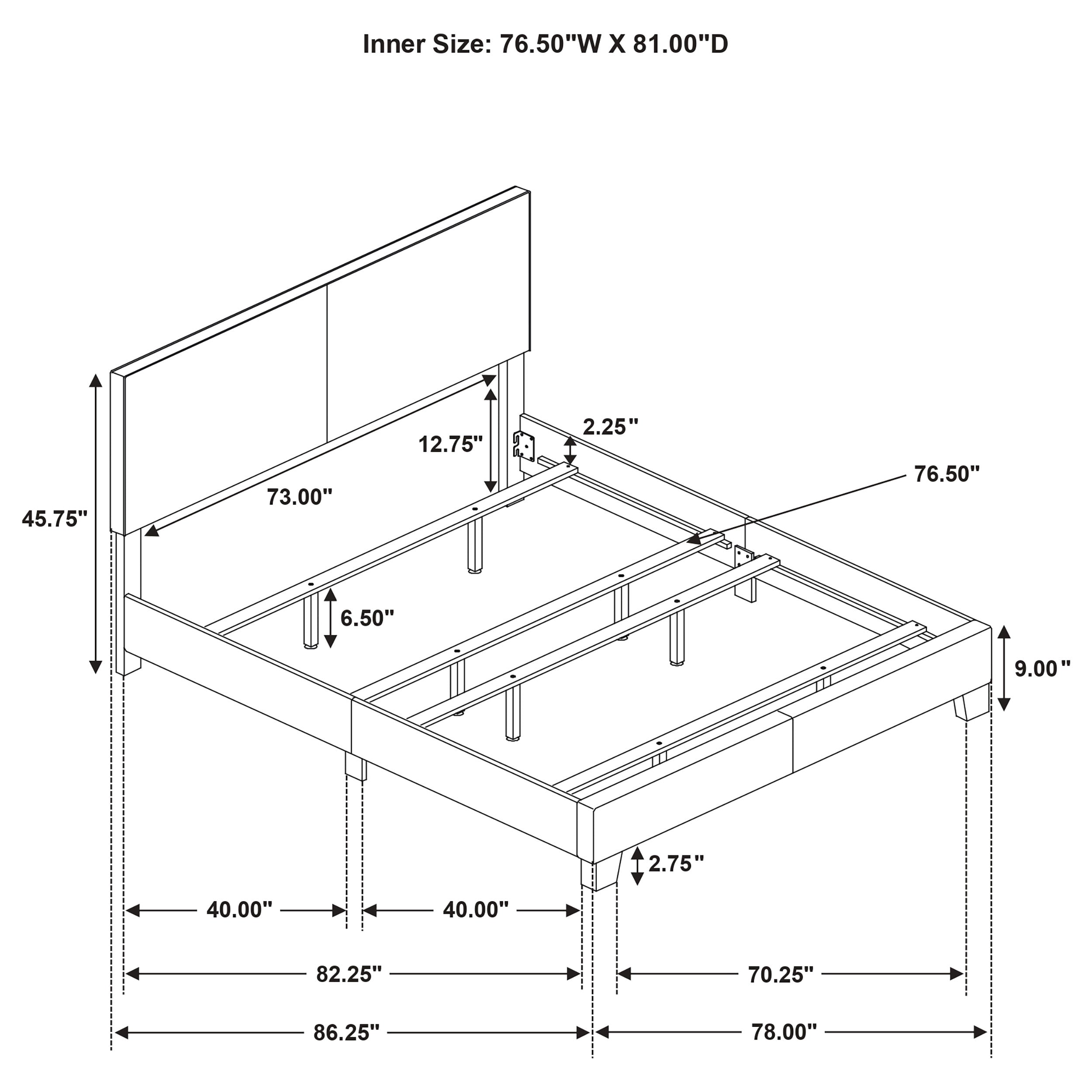 Dorian Panel Bed - Ideal Furniture (Fresno,CA)