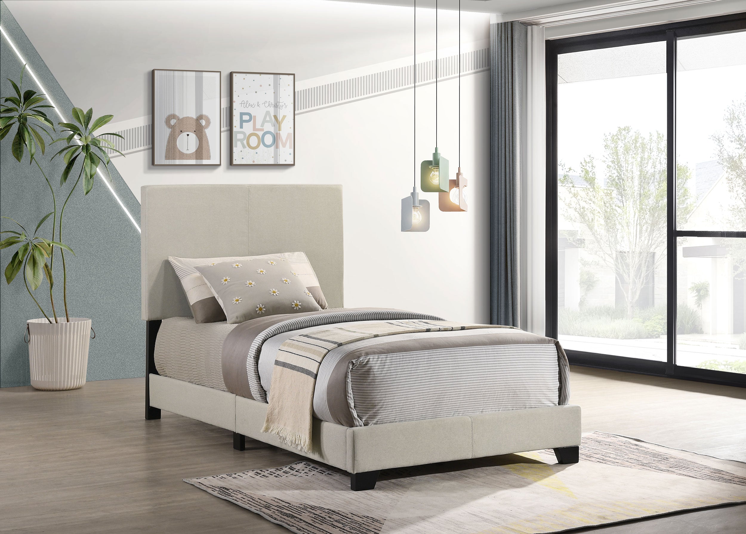 Dorian Panel Bed - Ideal Furniture (Fresno,CA)