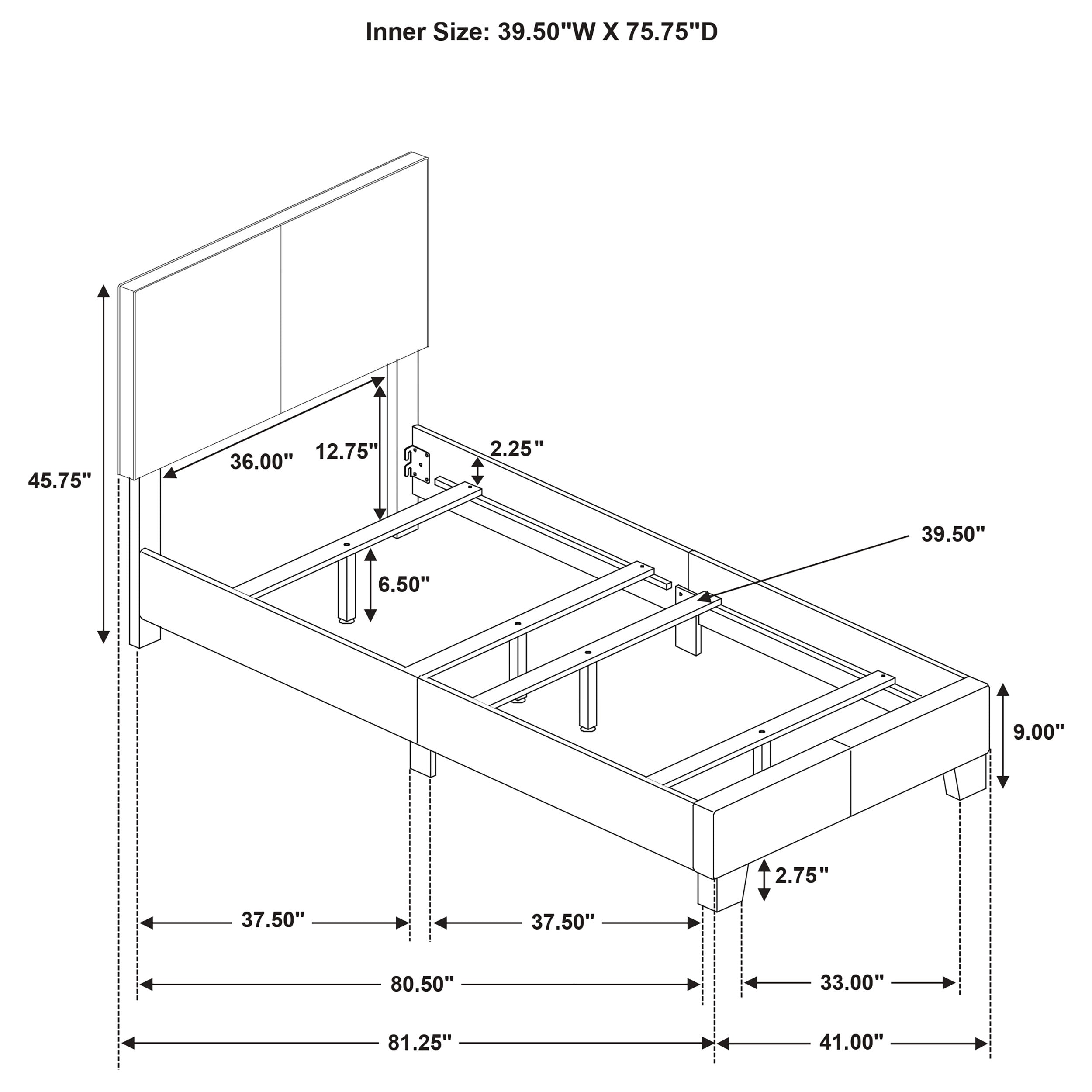 Dorian Panel Bed - Ideal Furniture (Fresno,CA)