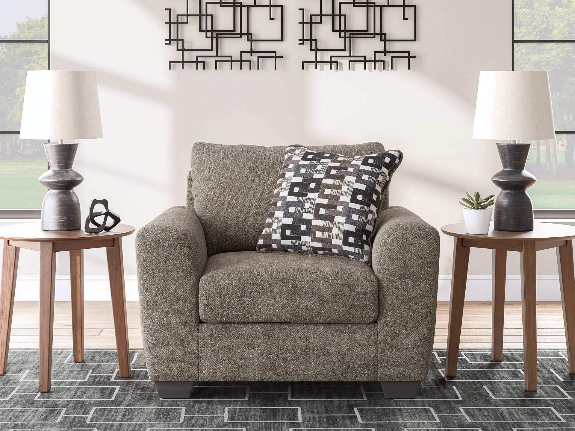 Triston-Peaks Oversized Chair - Ideal Furniture (Fresno,CA)