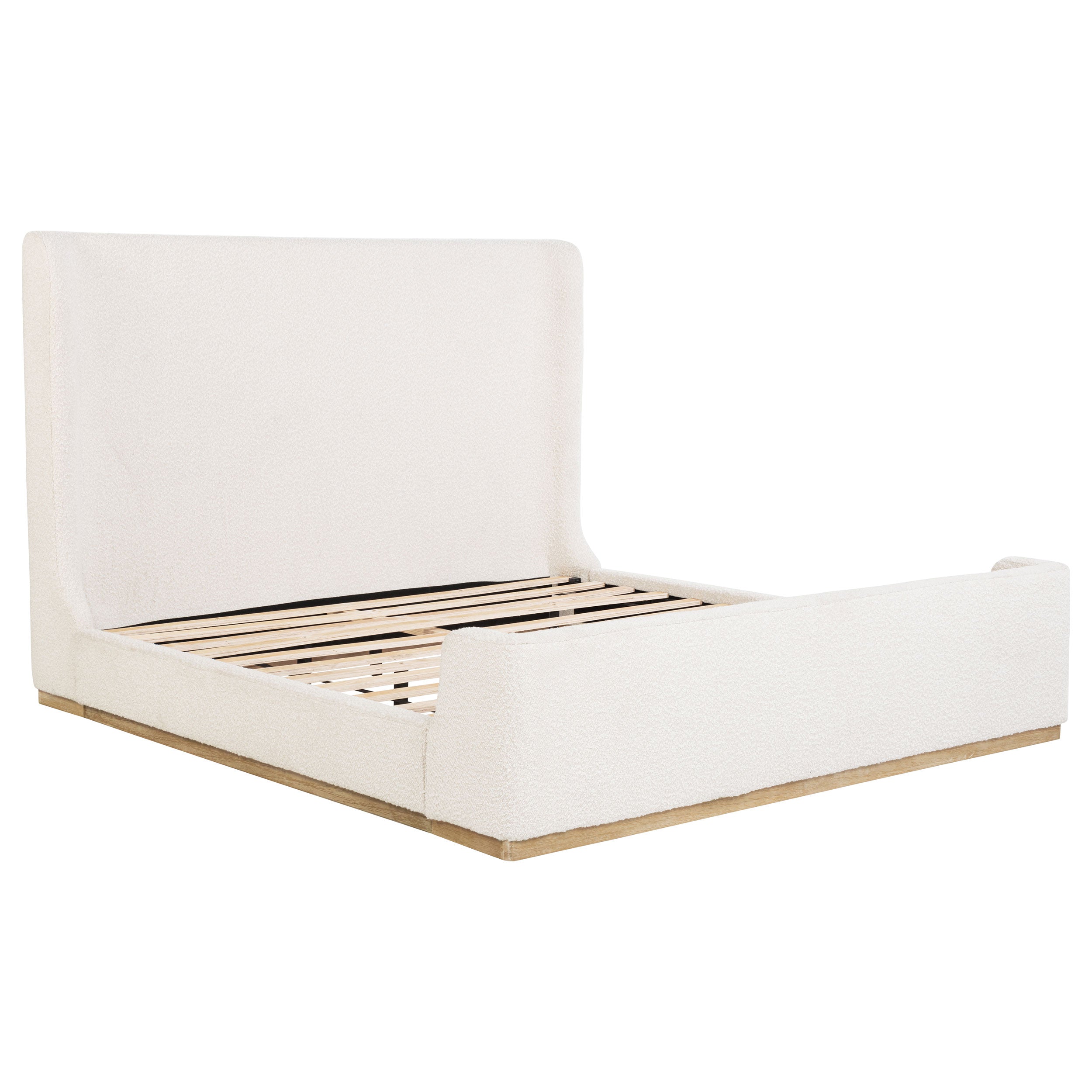 Nala Wingback Platform Bed - Ideal Furniture (Fresno,CA)