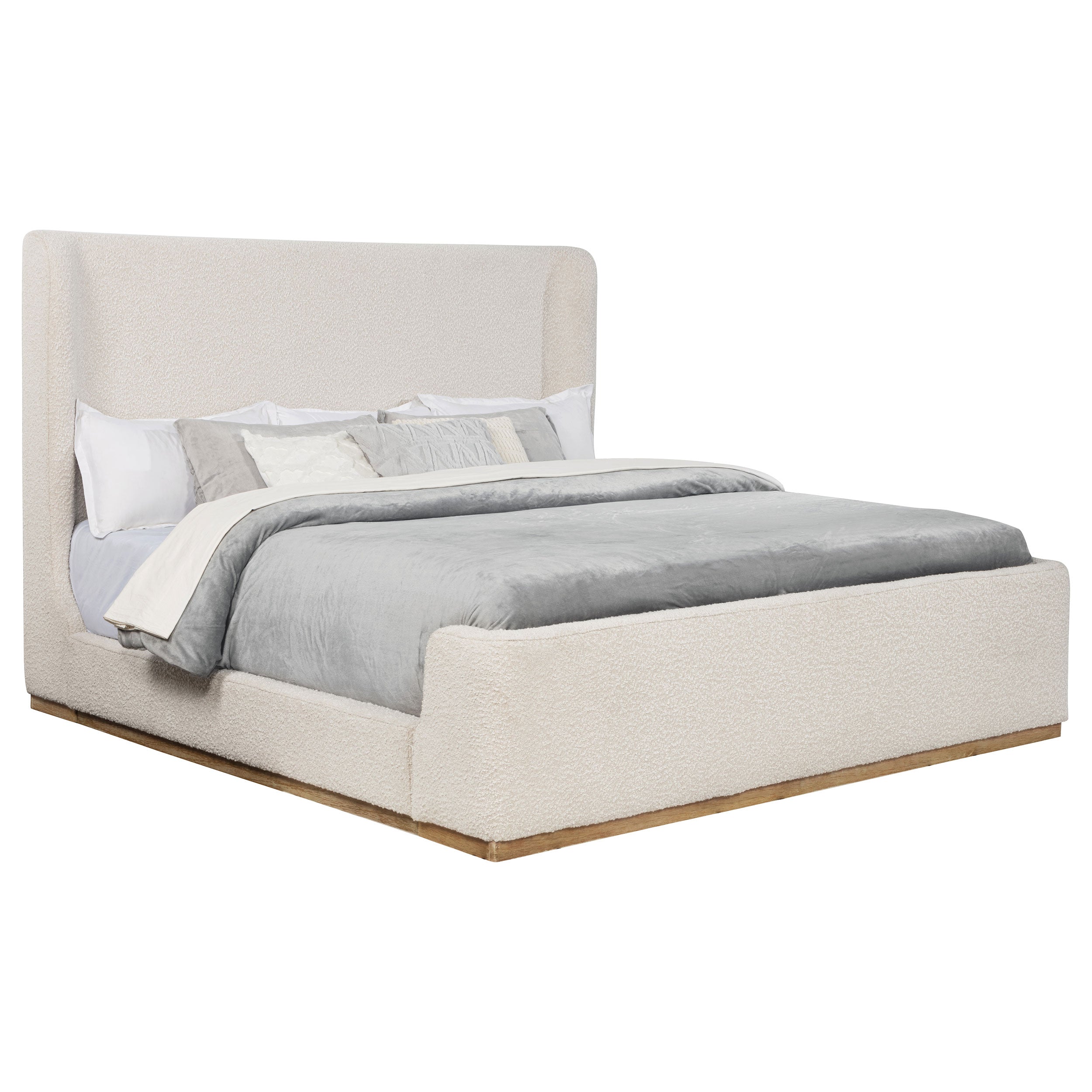 Nala Wingback Platform Bed - Ideal Furniture (Fresno,CA)