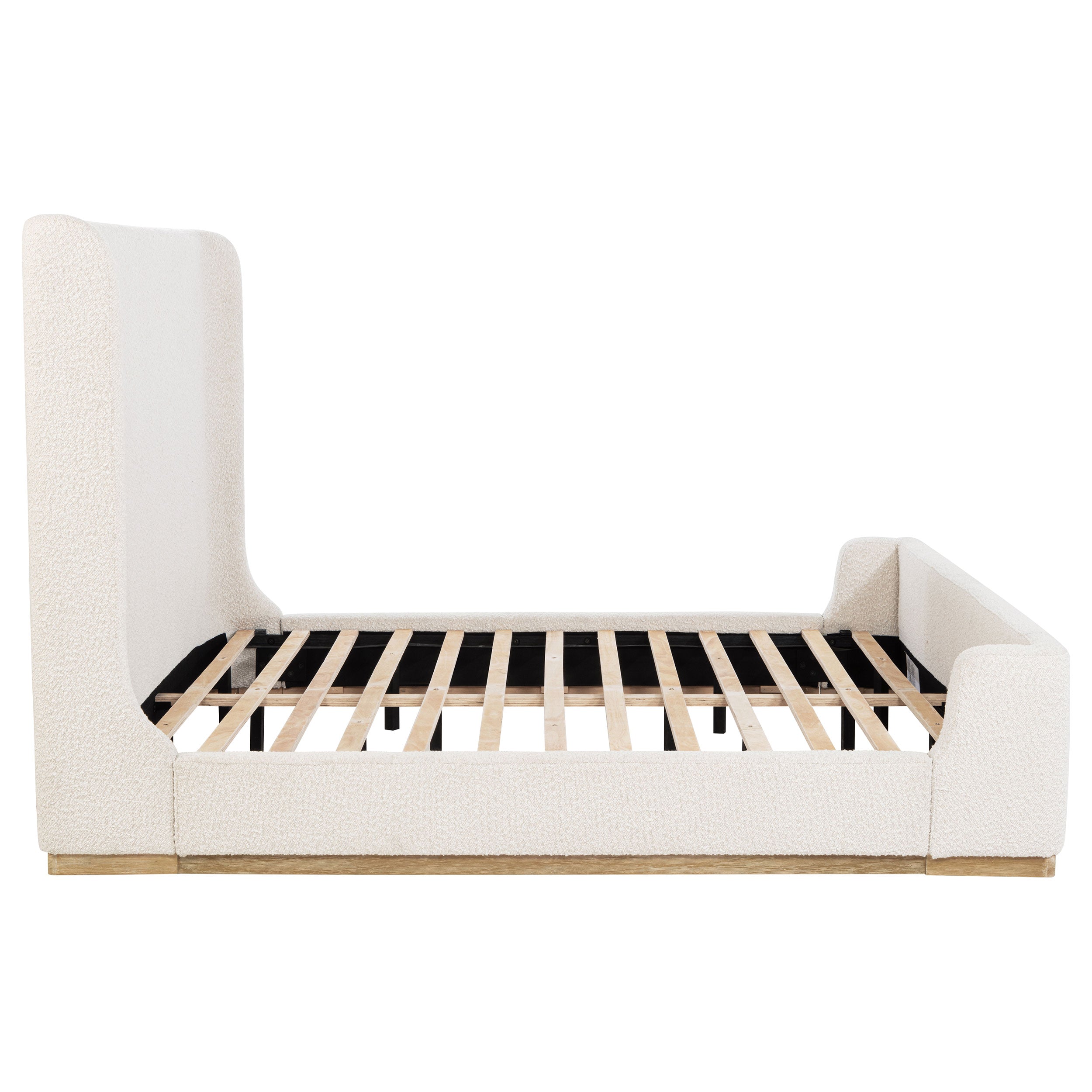 Nala Wingback Platform Bed - Ideal Furniture (Fresno,CA)