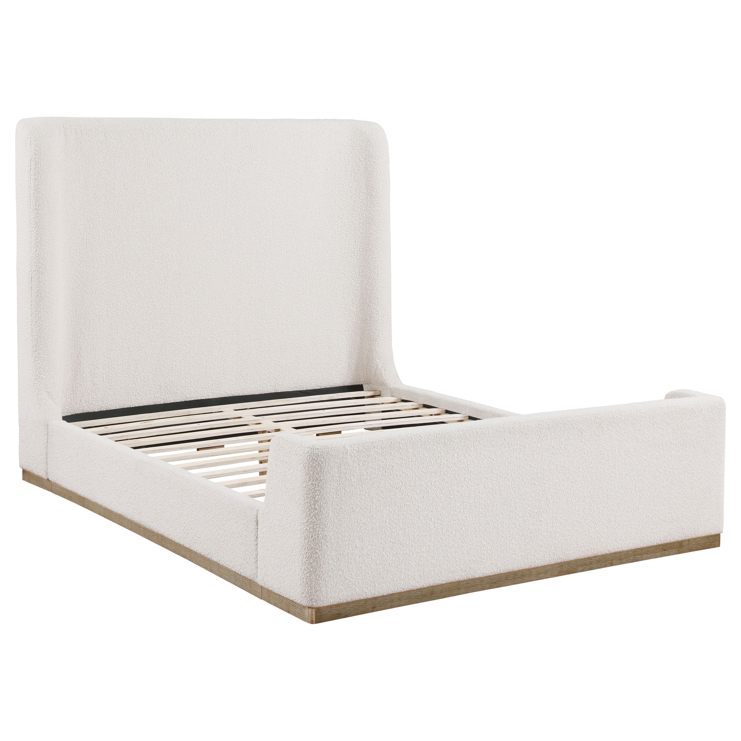 Nala Wingback Platform Bed - Ideal Furniture (Fresno,CA)