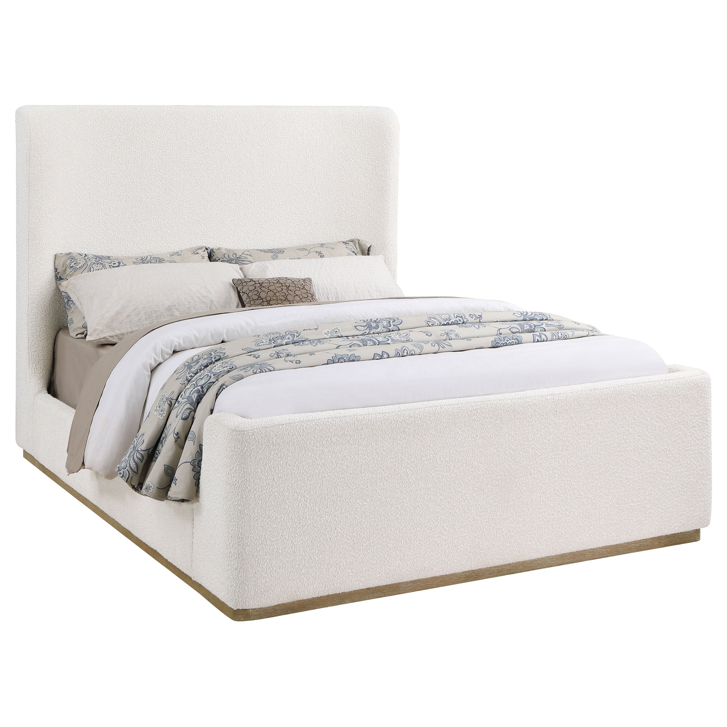Nala Wingback Platform Bed - Ideal Furniture (Fresno,CA)