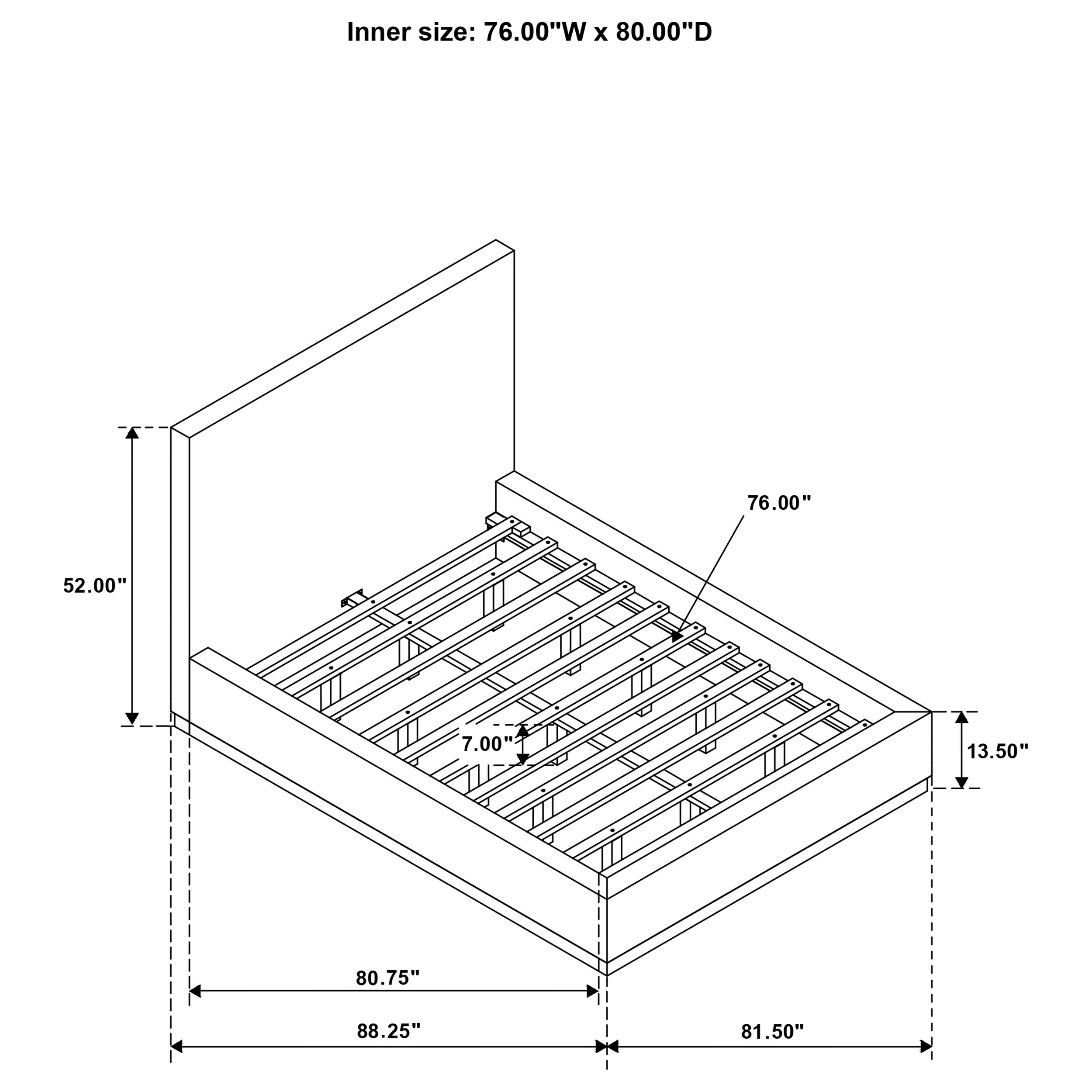 Knox Panel Platform Bed - Ideal Furniture (Fresno,CA)