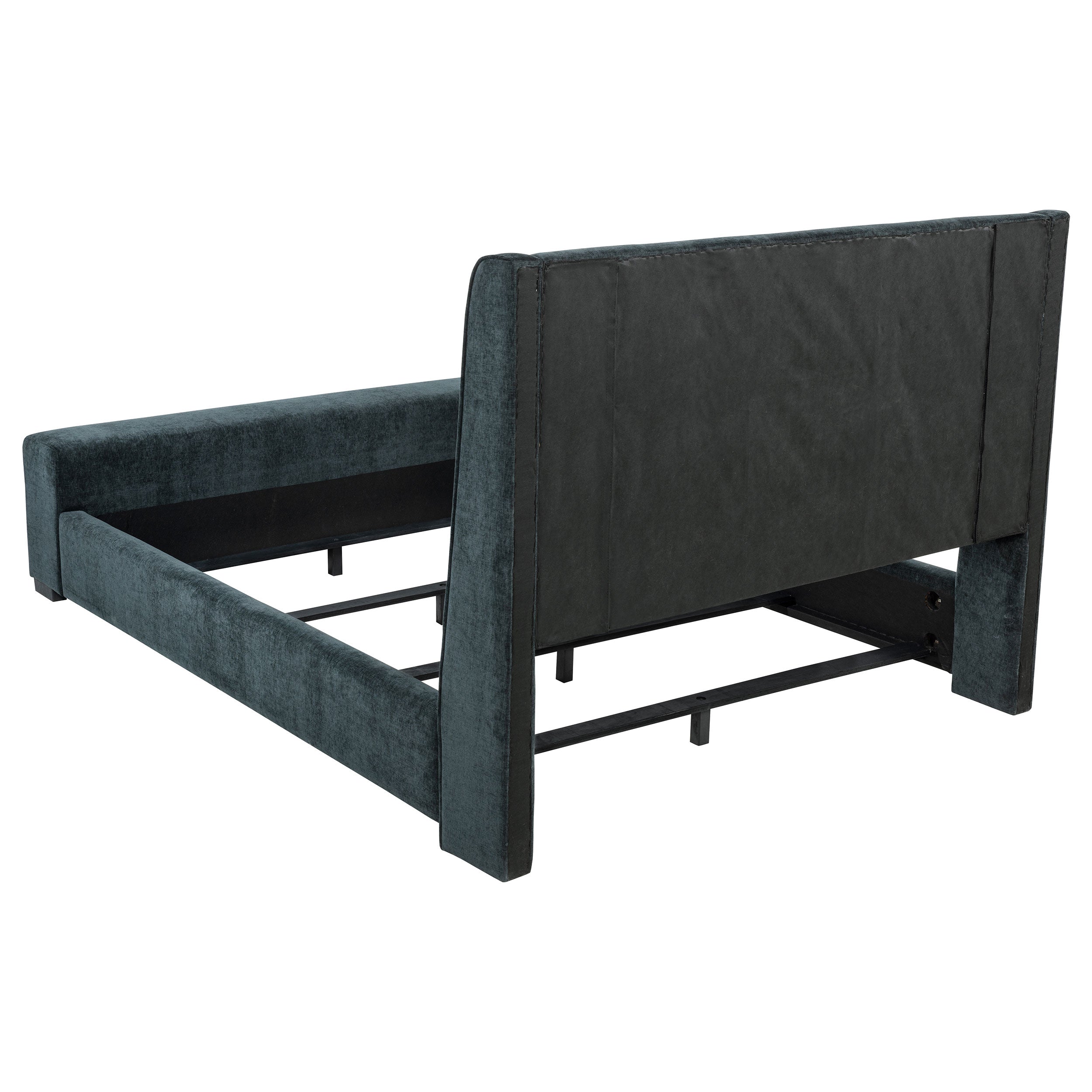 Preston Wingback Bed with Flame Visualizer and Bluetooth Speaker - Ideal Furniture (Fresno,CA)