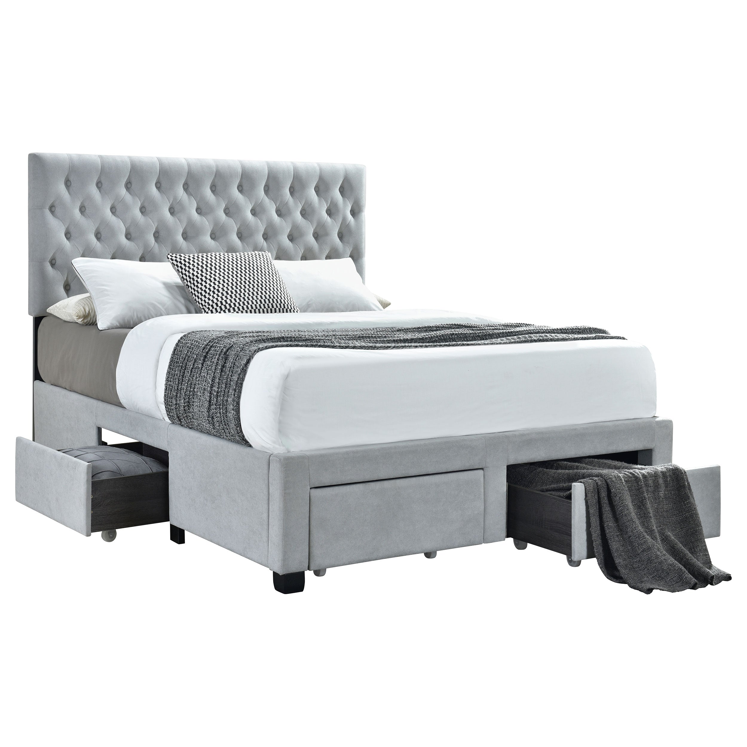 Soledad Panel Platform Storage Bed - Ideal Furniture (Fresno,CA)