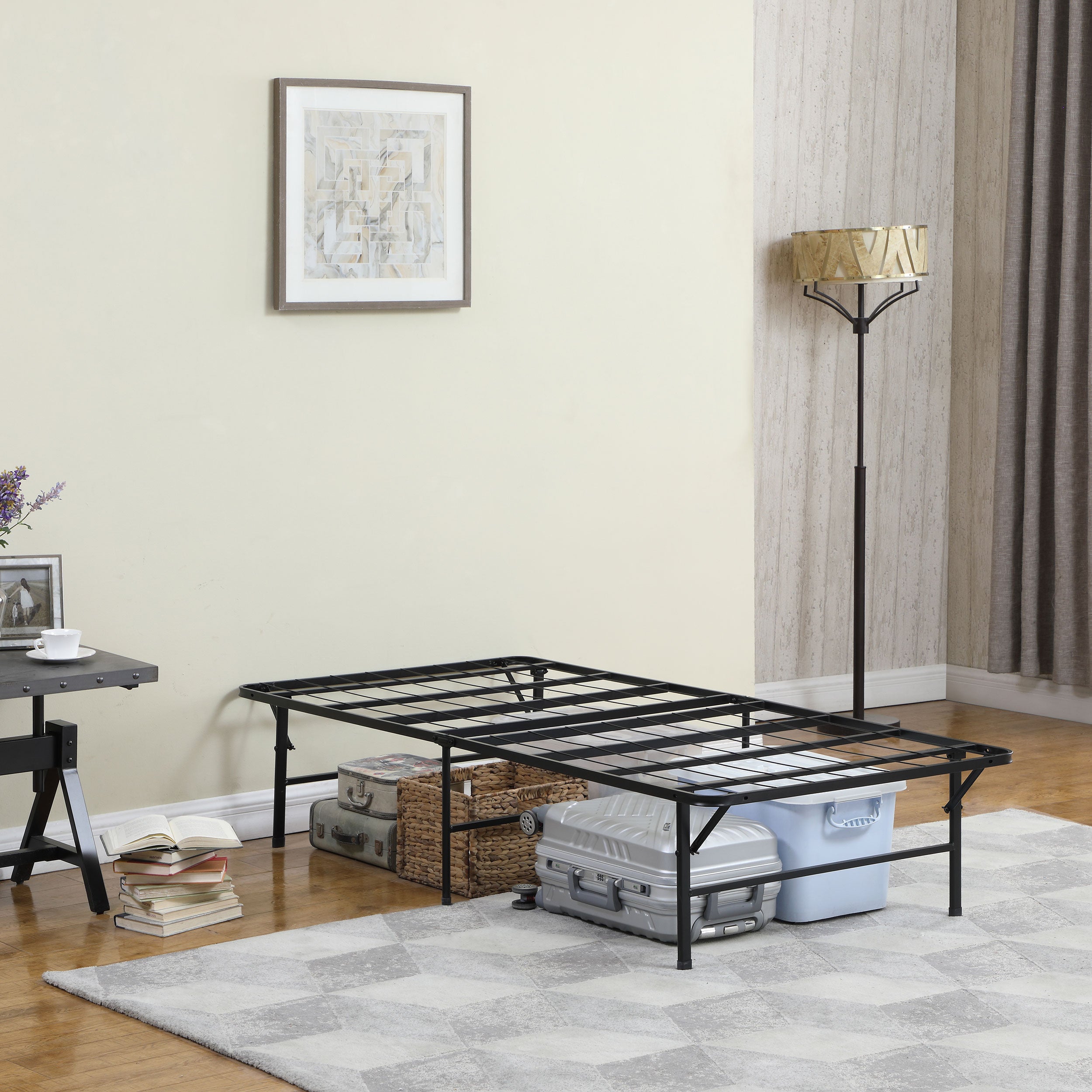 Mabel Foldable Platform Bed Frame - Ideal Furniture (Fresno,CA)