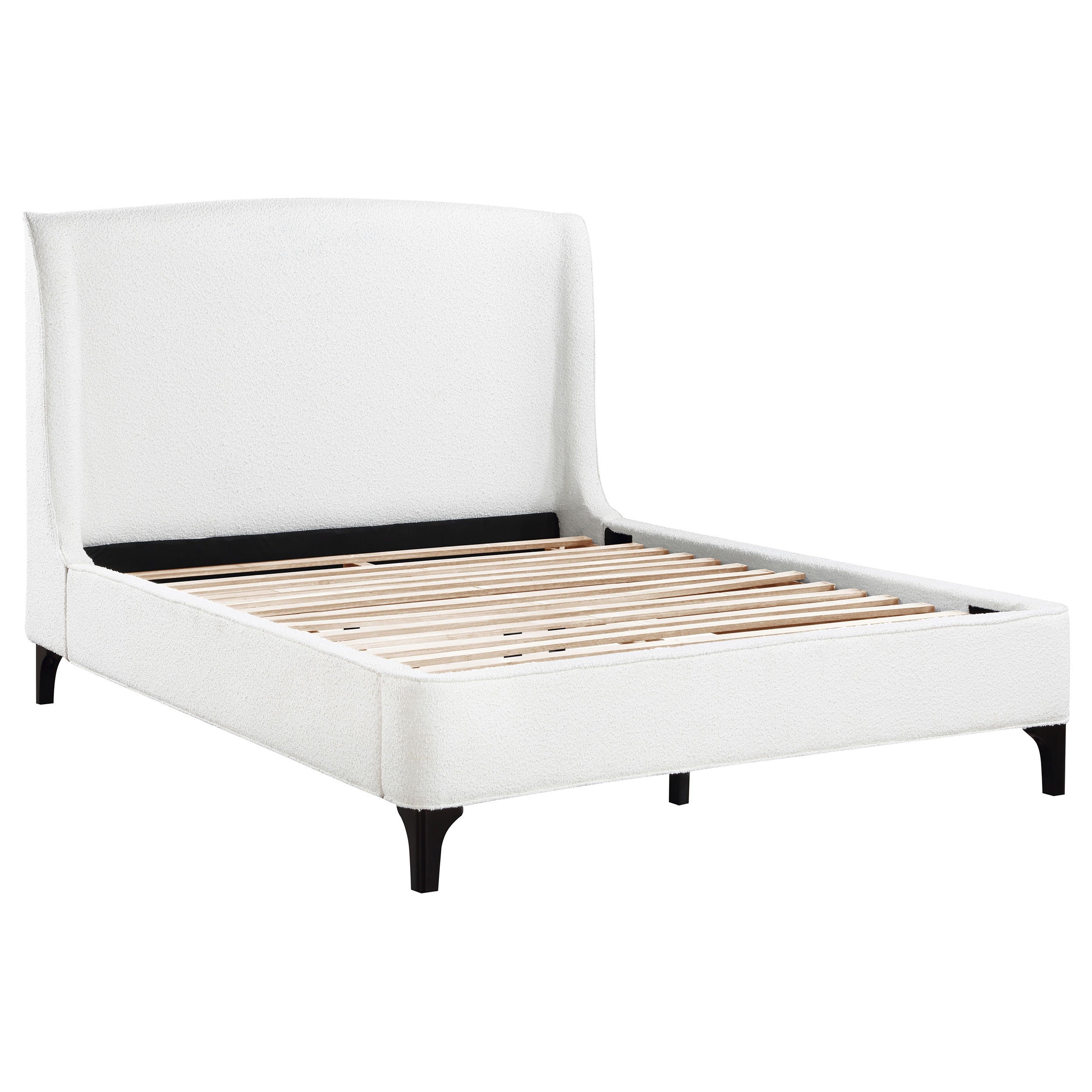 Mosby Wingback Platform Bed - Ideal Furniture (Fresno,CA)