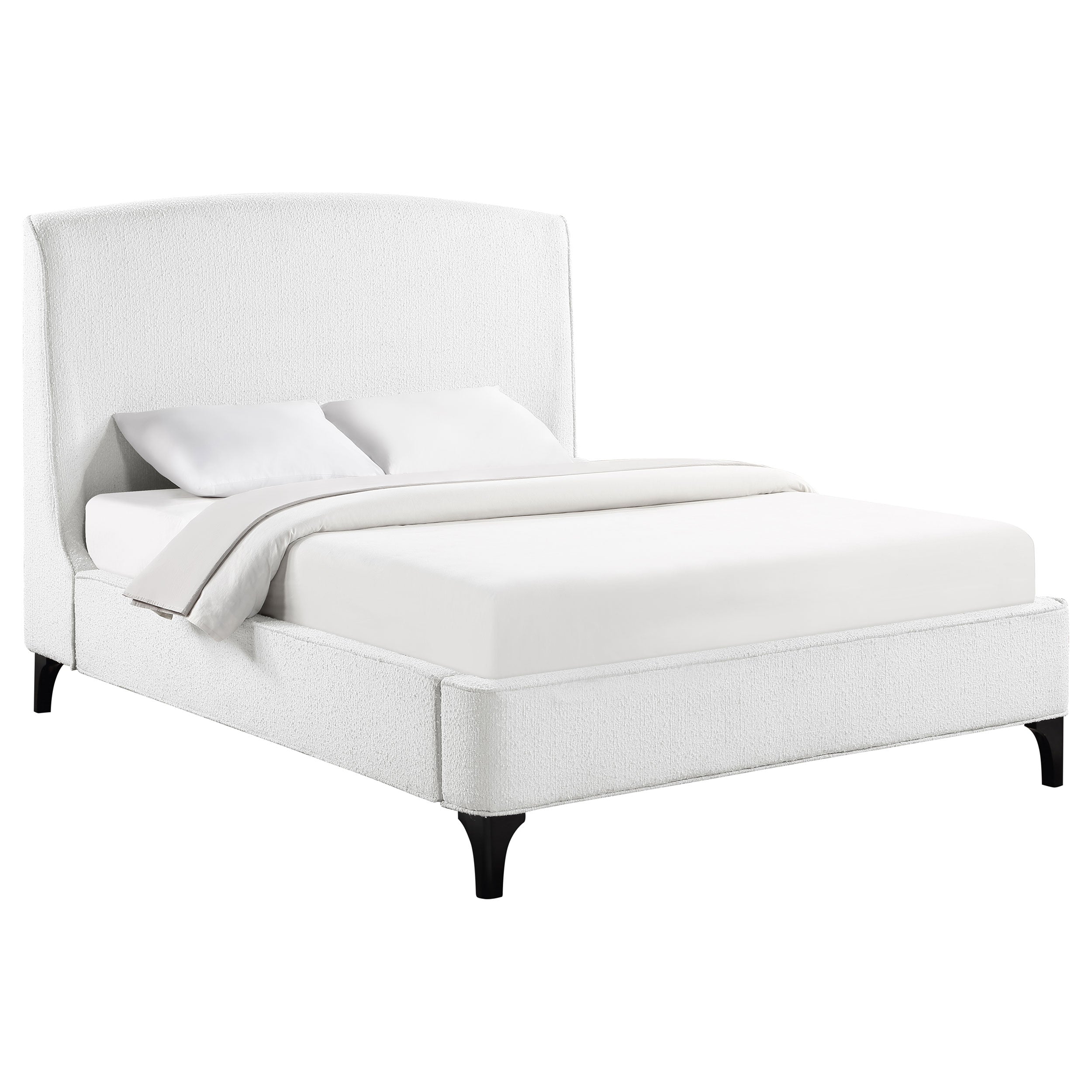 Mosby Wingback Platform Bed - Ideal Furniture (Fresno,CA)