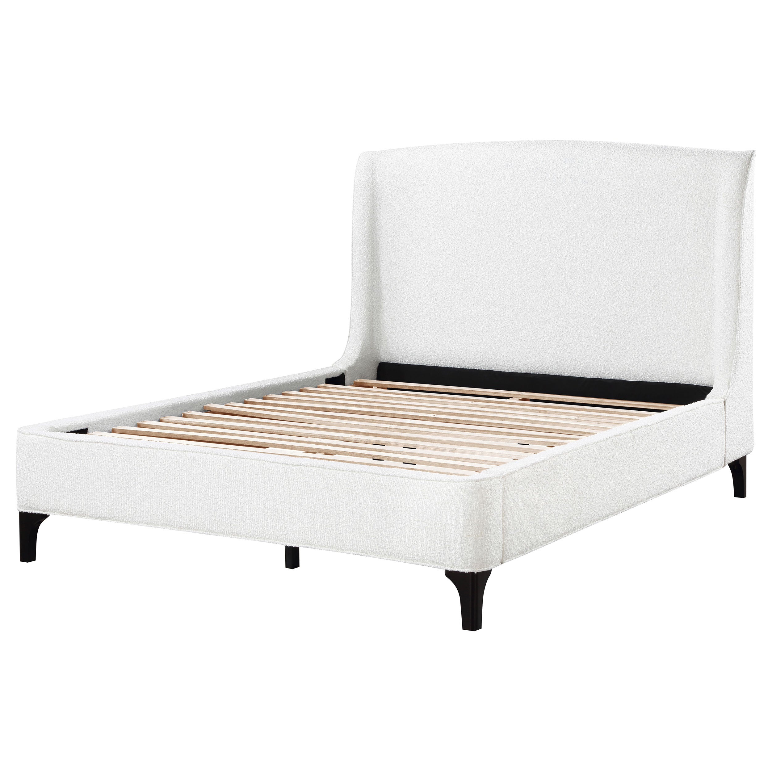 Mosby Wingback Platform Bed - Ideal Furniture (Fresno,CA)