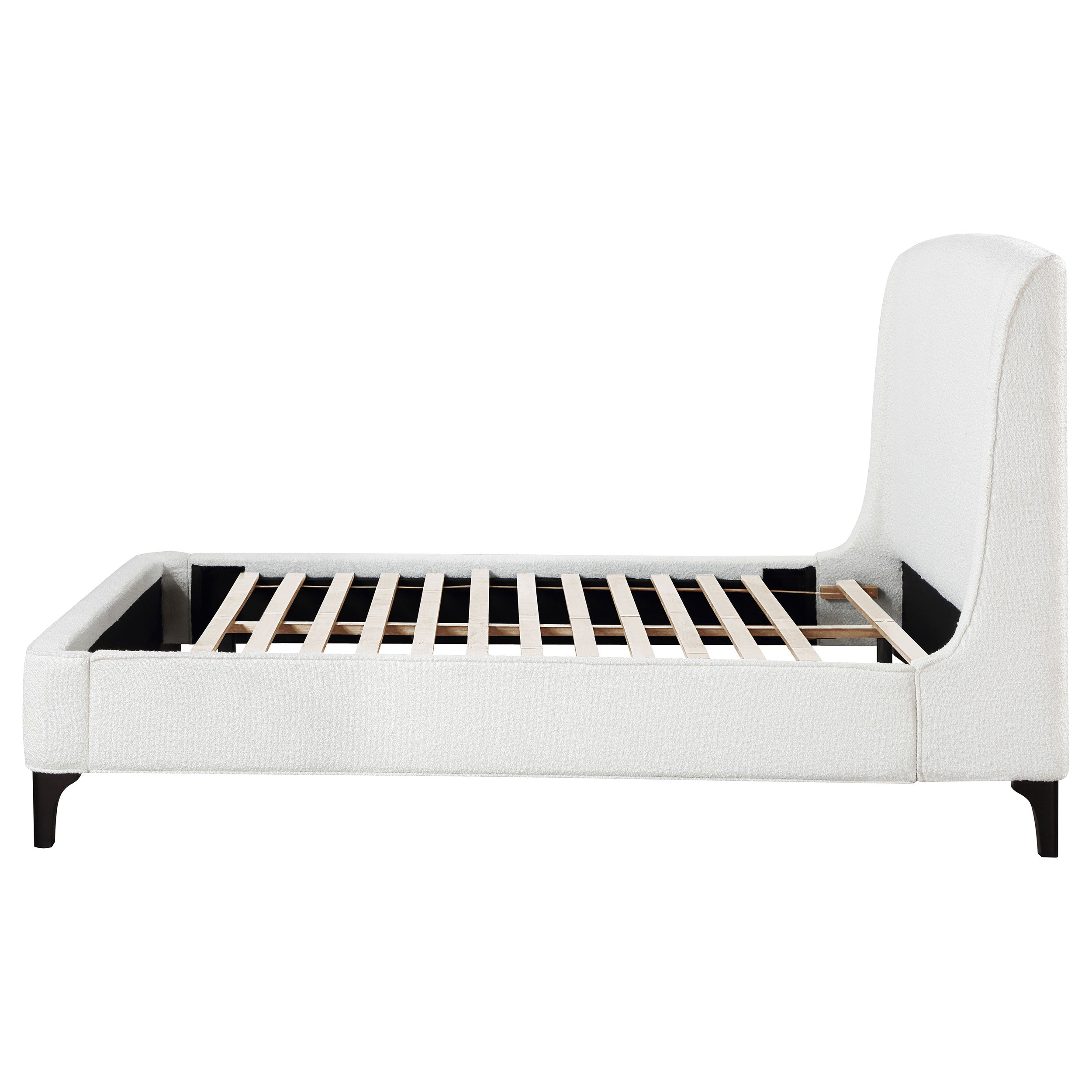 Mosby Wingback Platform Bed - Ideal Furniture (Fresno,CA)