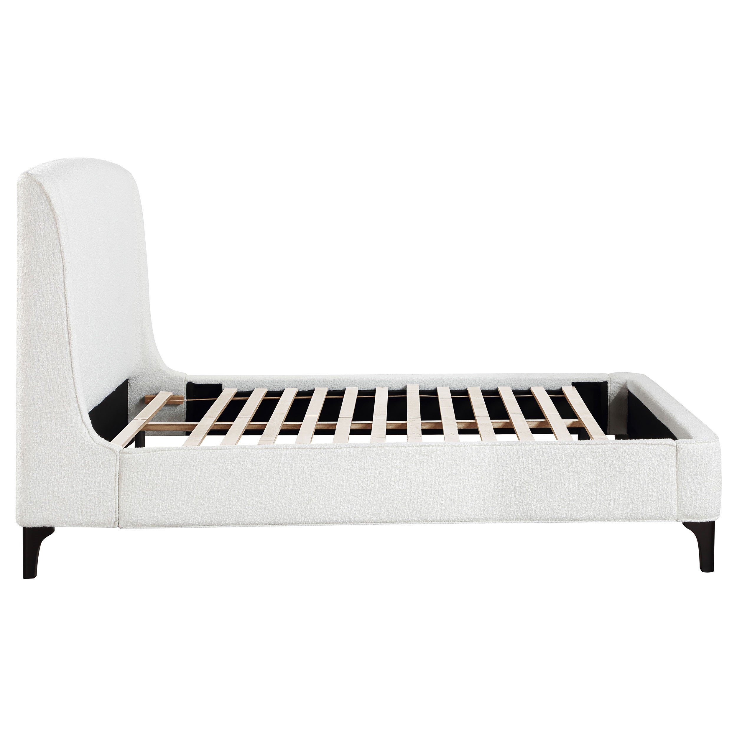 Mosby Wingback Platform Bed - Ideal Furniture (Fresno,CA)
