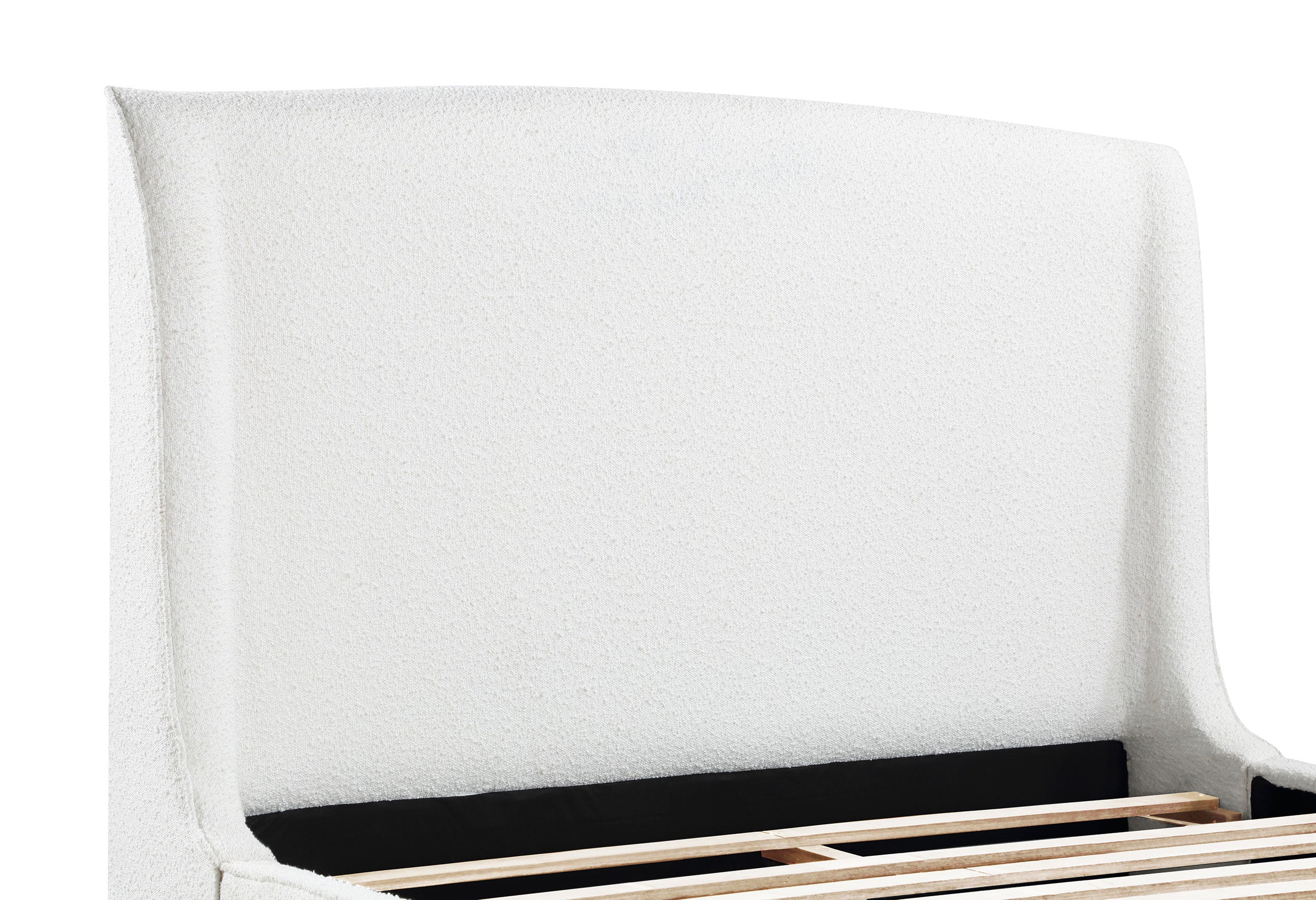 Mosby Wingback Platform Bed - Ideal Furniture (Fresno,CA)