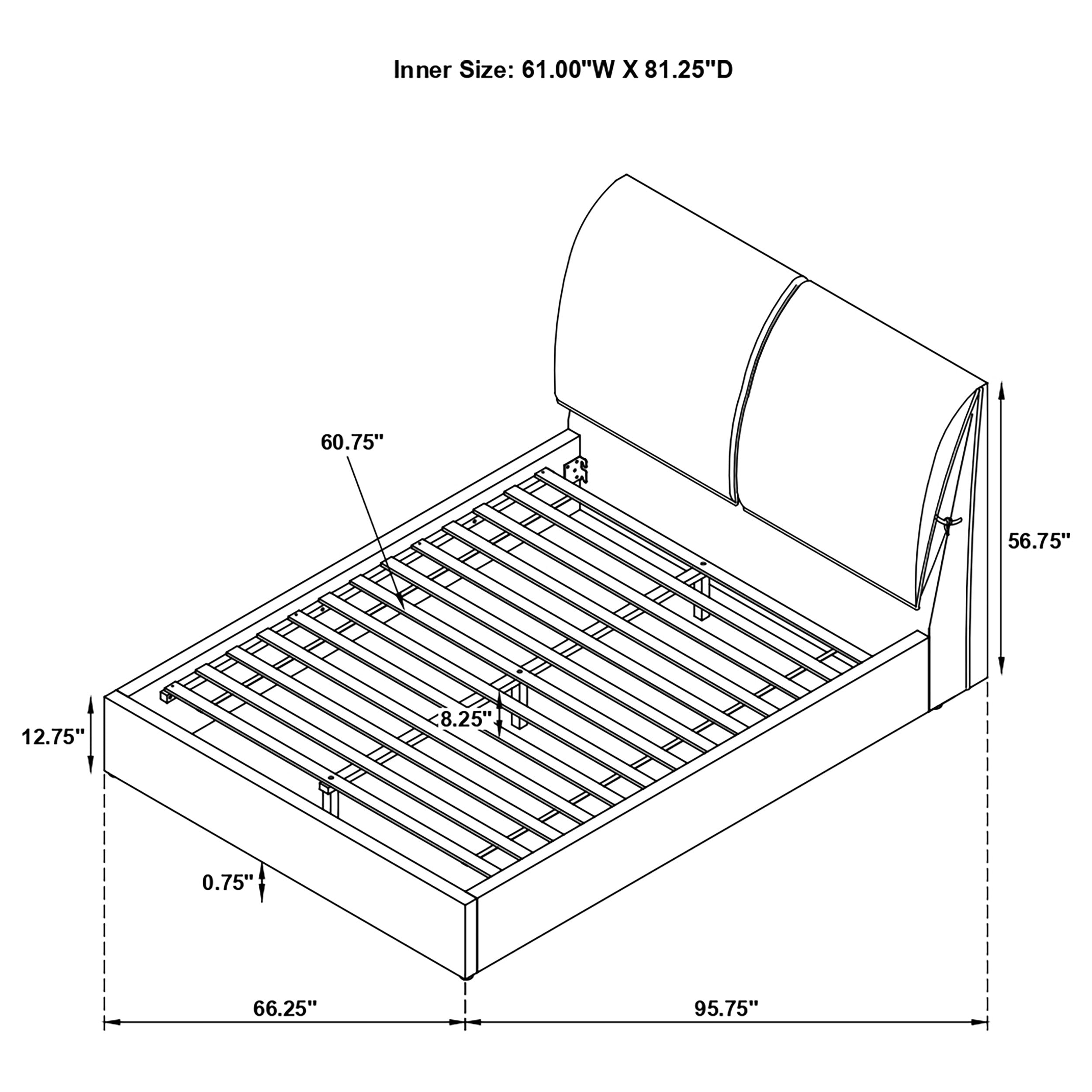 Gwendoline Panel Platform Bed - Ideal Furniture (Fresno,CA)