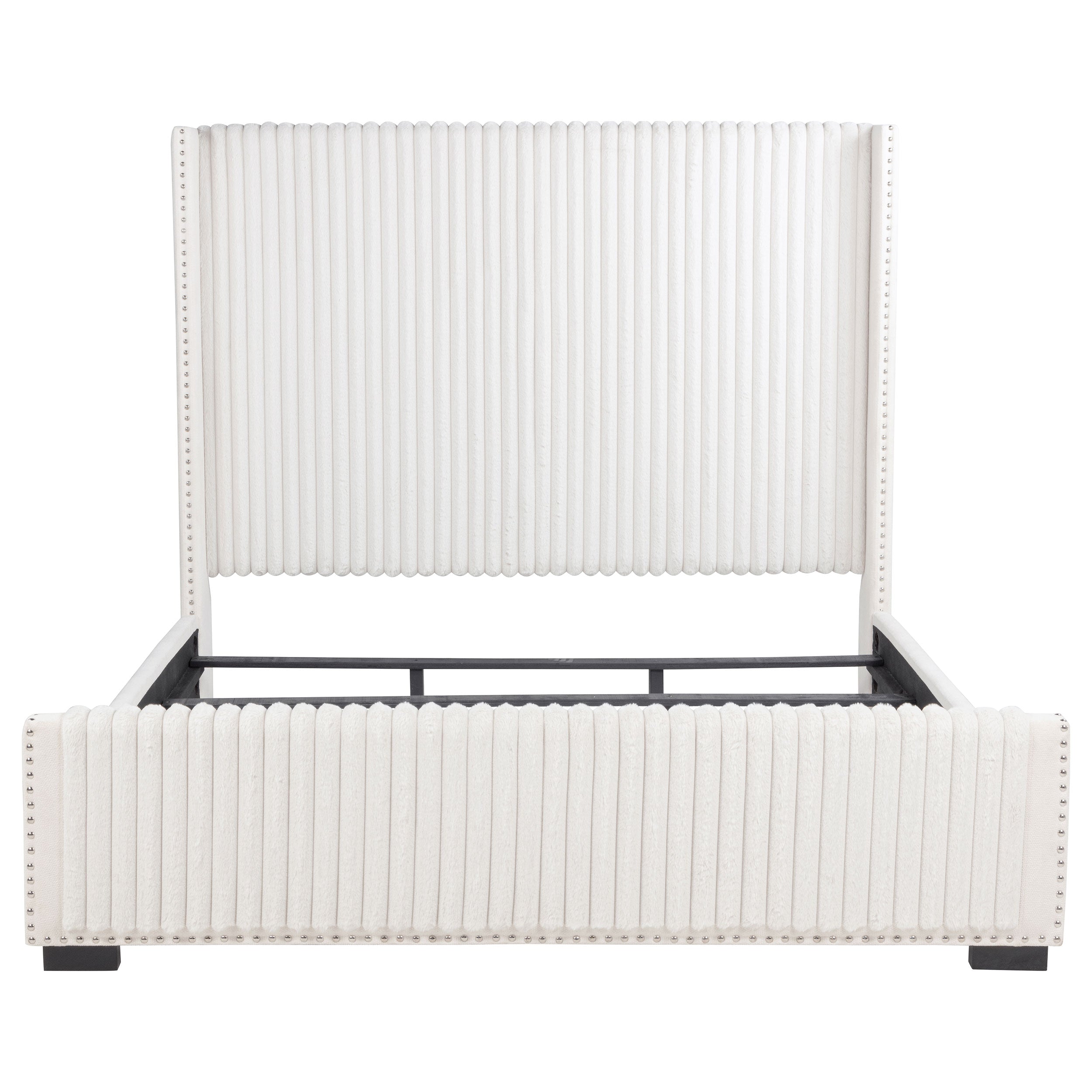 Natasha Wingback Bed - Ideal Furniture (Fresno,CA)