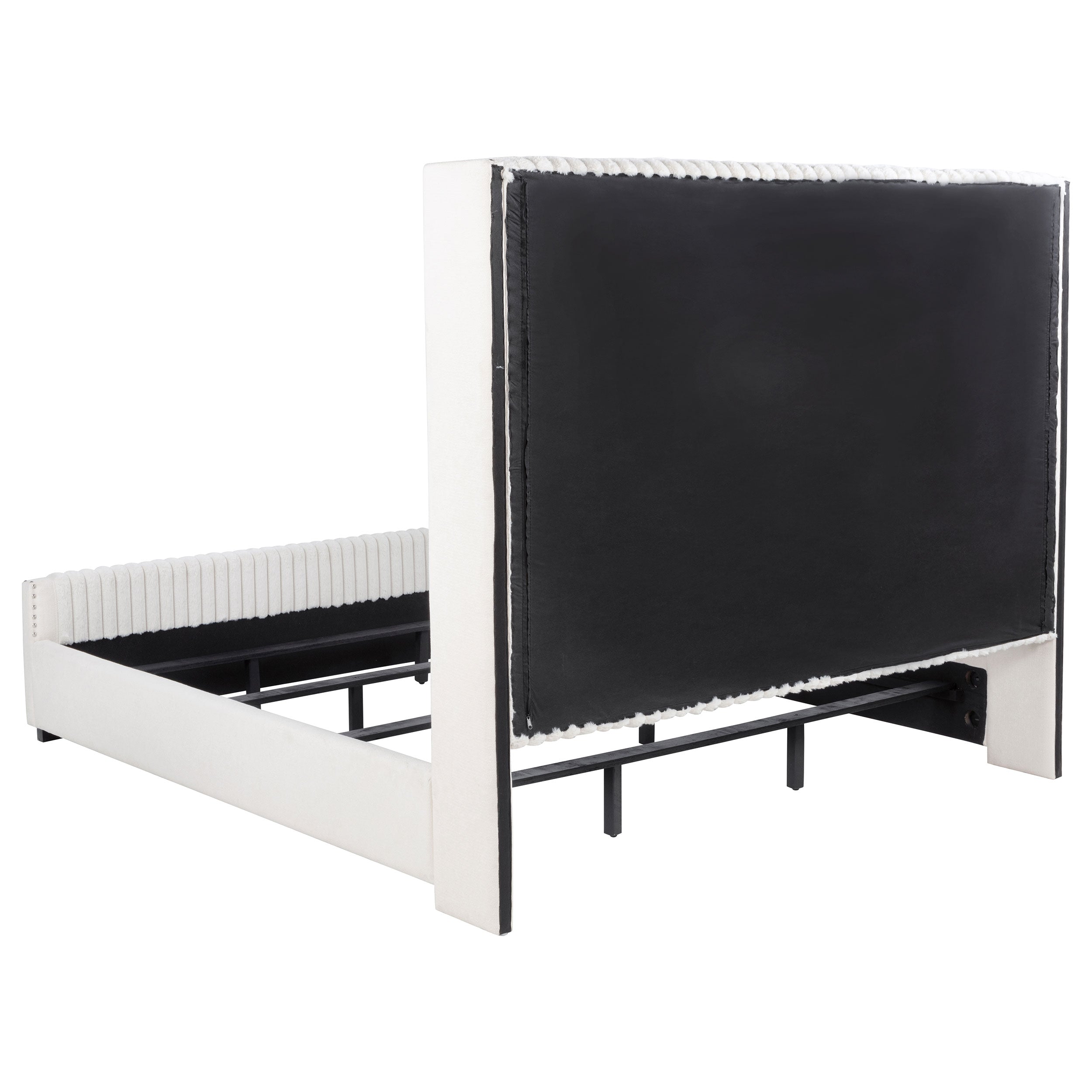 Natasha Wingback Bed - Ideal Furniture (Fresno,CA)