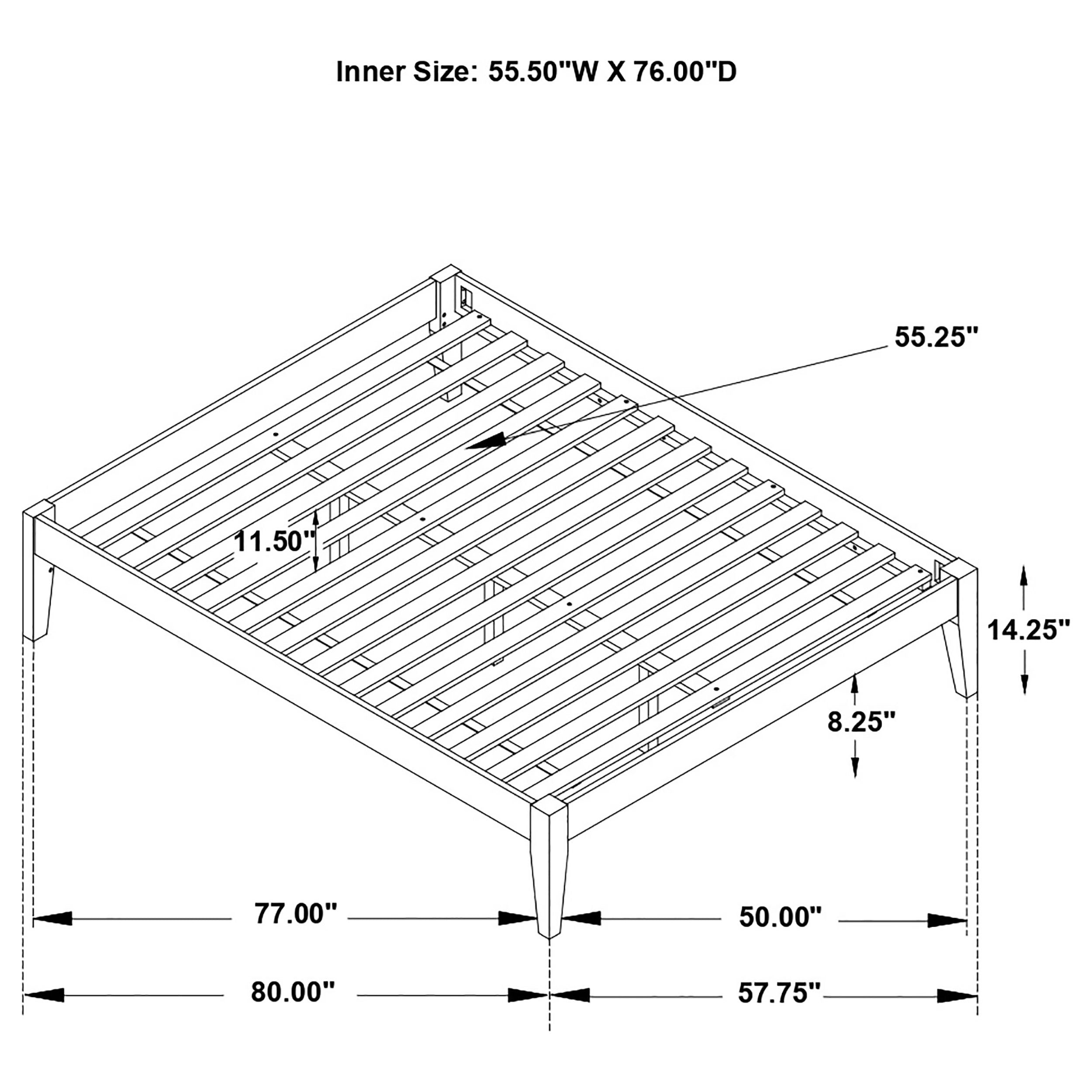 Hounslow Platform Bed Base - Ideal Furniture (Fresno,CA)