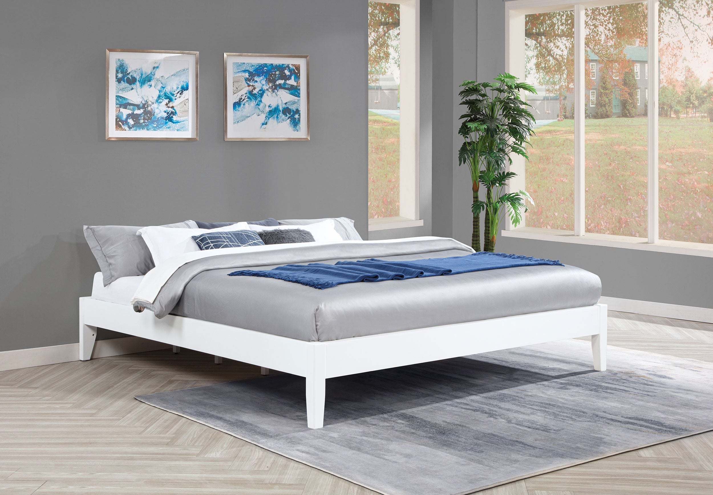 Hounslow Platform Bed Base - Ideal Furniture (Fresno,CA)