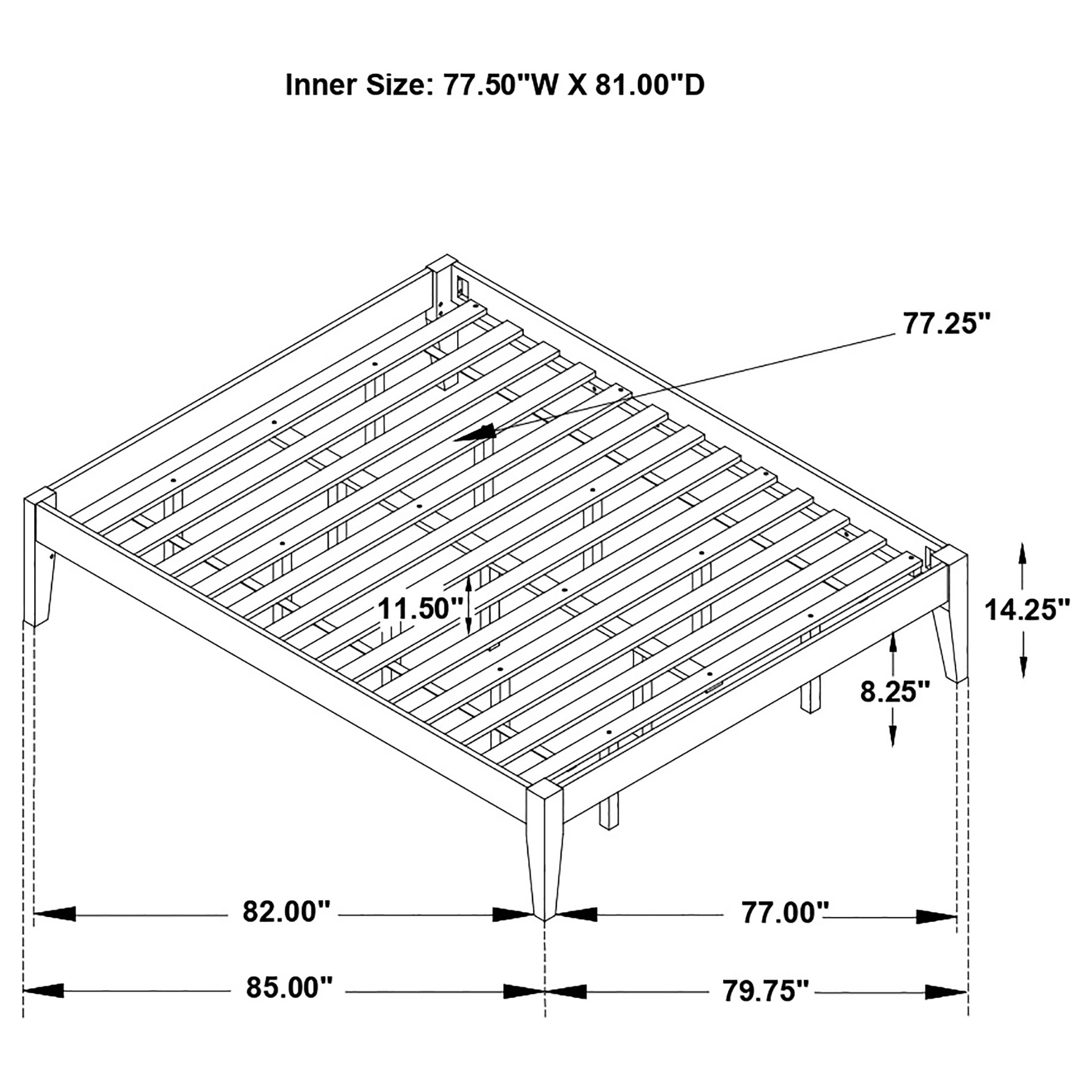 Hounslow Platform Bed Base - Ideal Furniture (Fresno,CA)