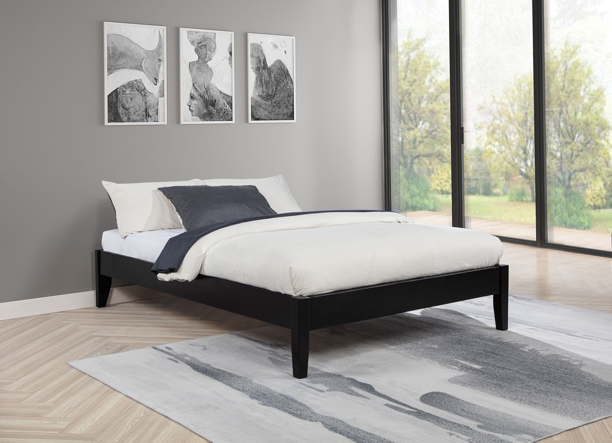 Hounslow Platform Bed Base - Ideal Furniture (Fresno,CA)