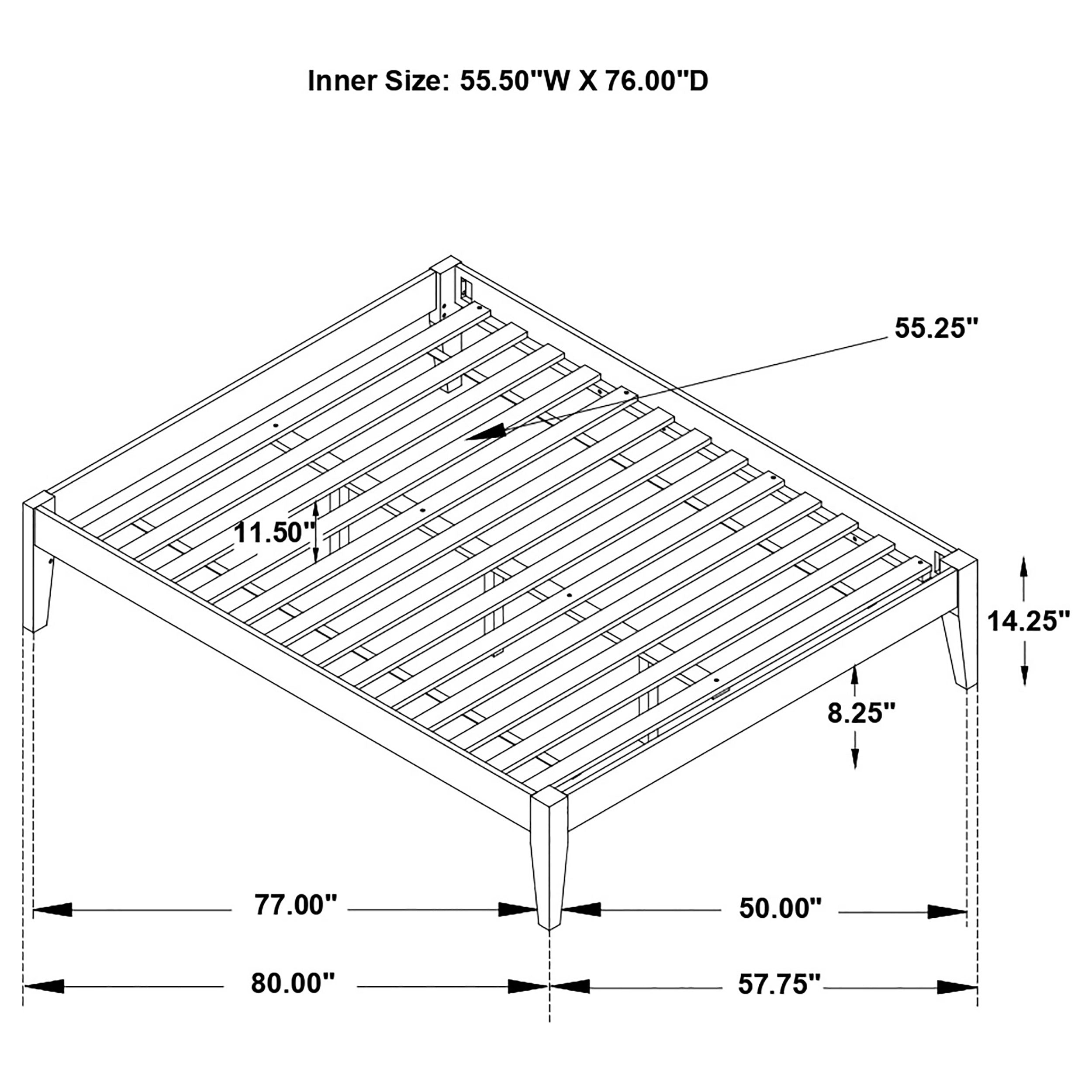 Hounslow Platform Bed Base - Ideal Furniture (Fresno,CA)