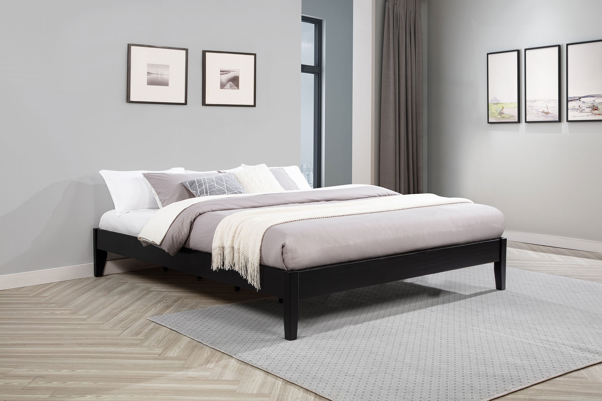 Hounslow Platform Bed Base - Ideal Furniture (Fresno,CA)