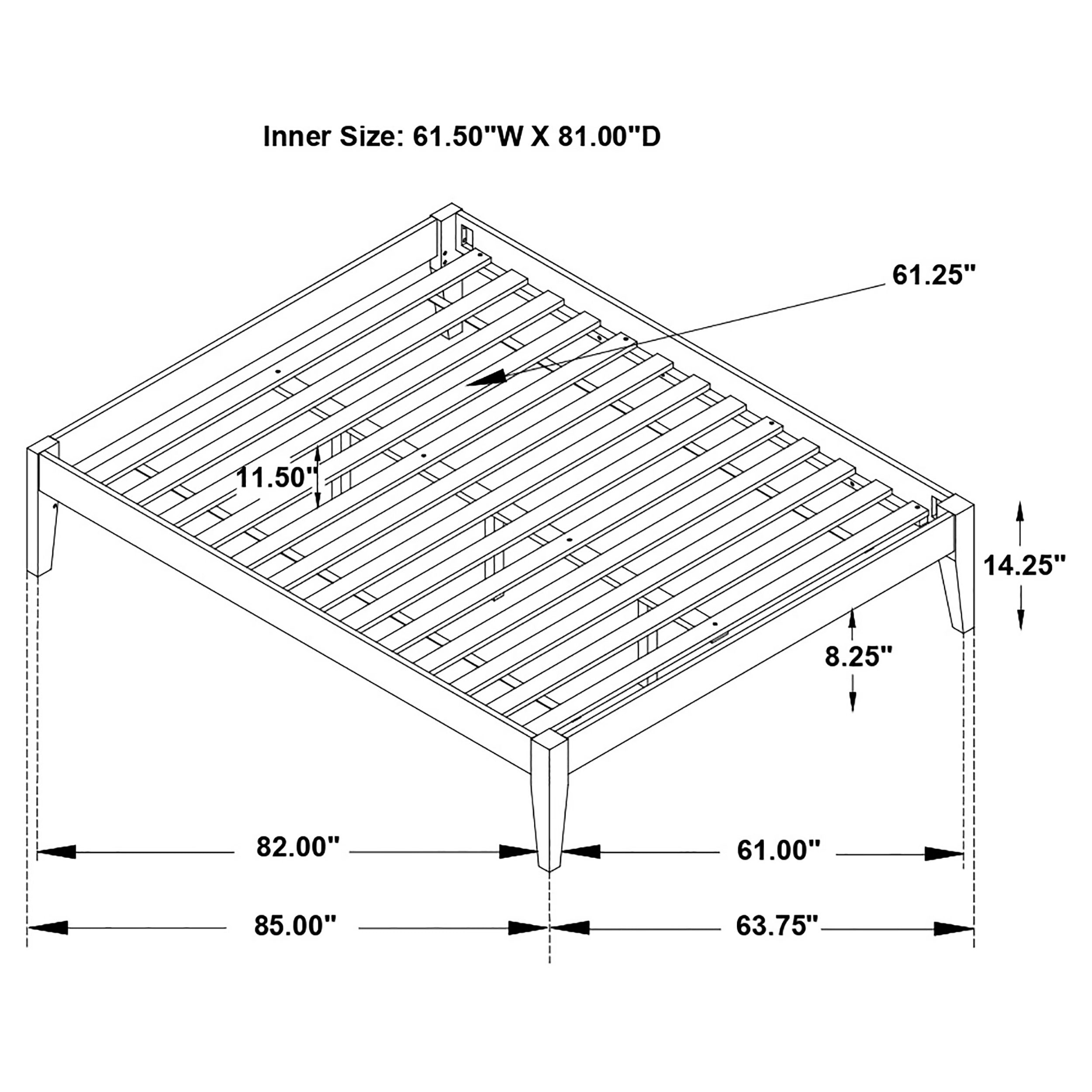 Hounslow Platform Bed Base - Ideal Furniture (Fresno,CA)