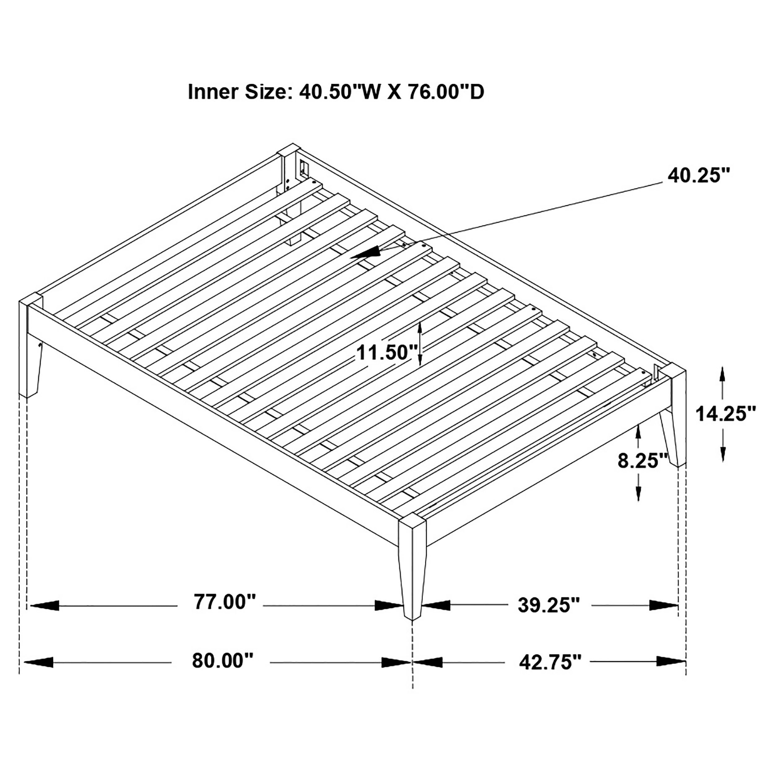 Hounslow Platform Bed Base - Ideal Furniture (Fresno,CA)