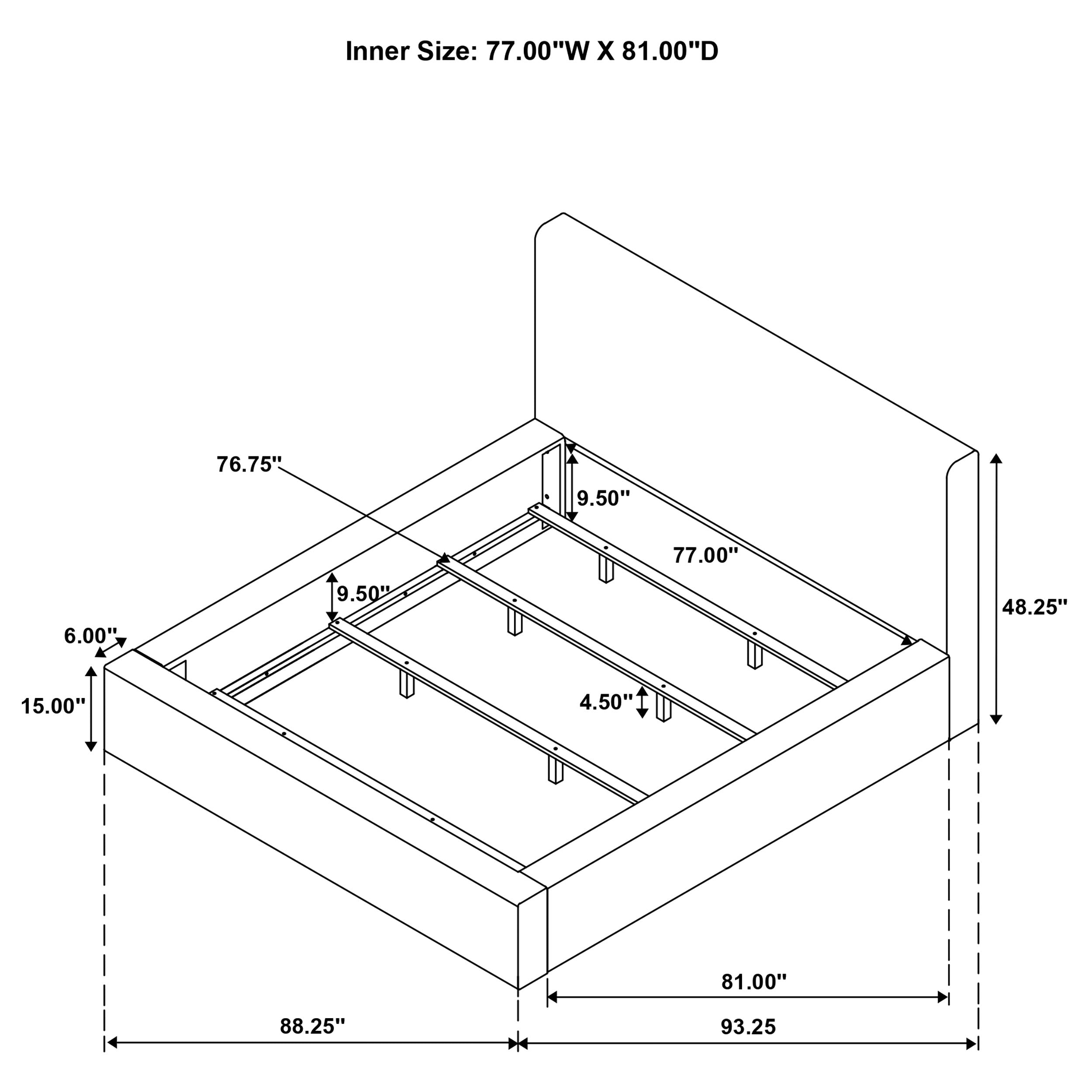 Rebecca Panel Bed - Ideal Furniture (Fresno,CA)
