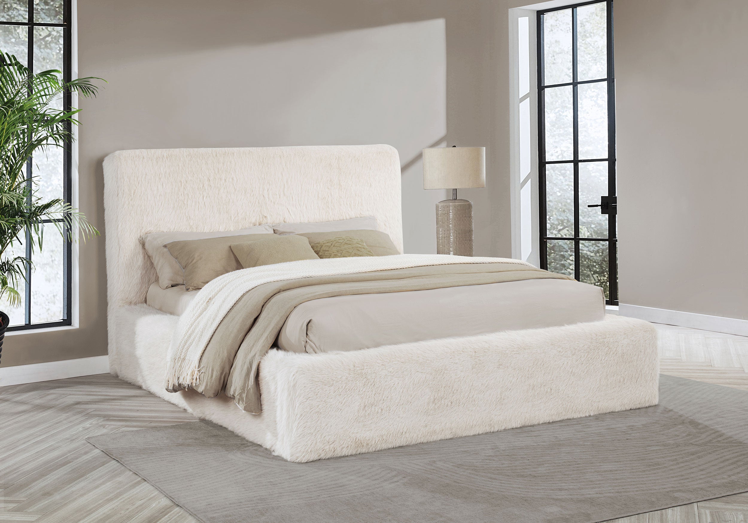 Rebecca Panel Bed - Ideal Furniture (Fresno,CA)