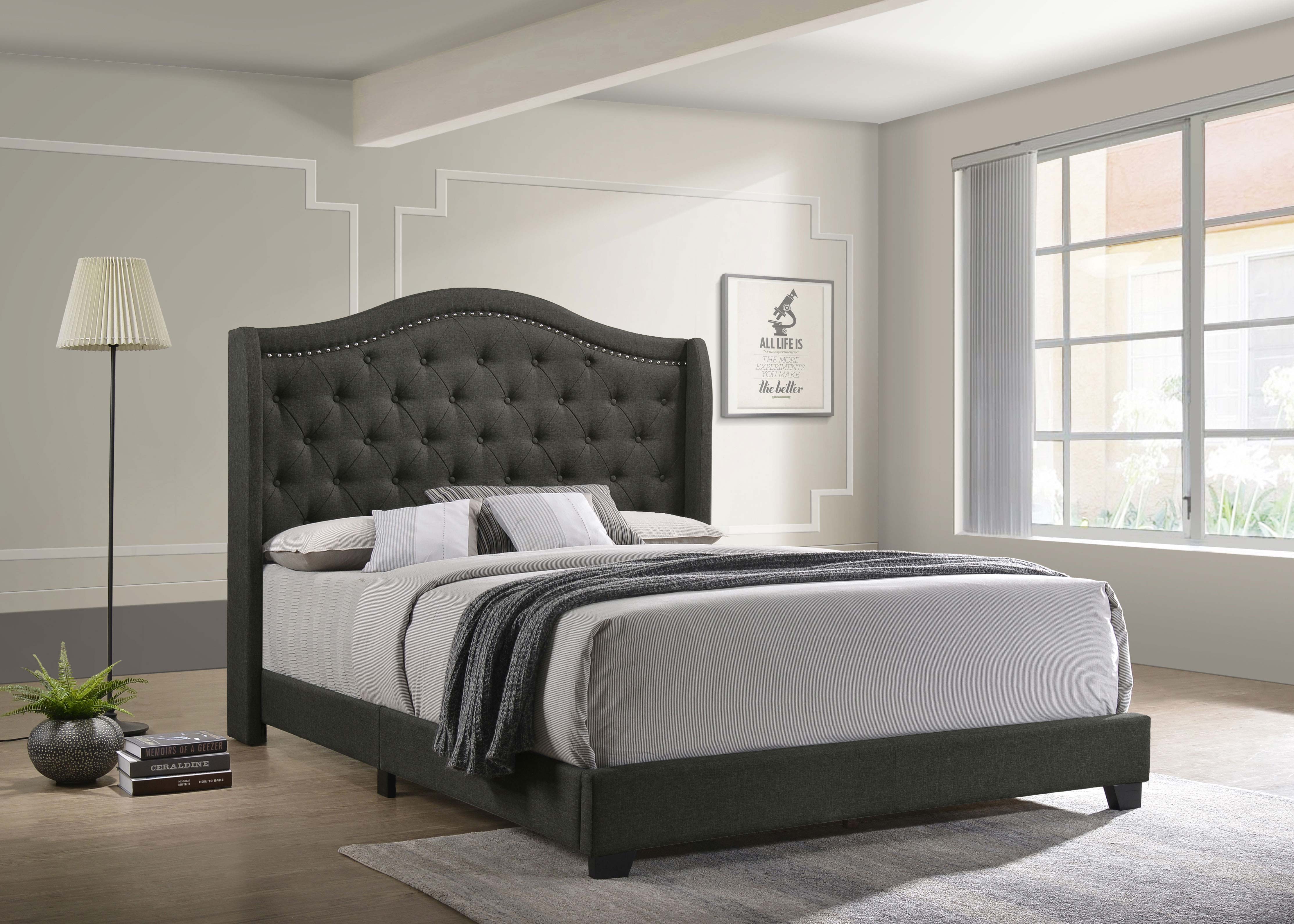 Sonoma Wingback Bed - Ideal Furniture (Fresno,CA)