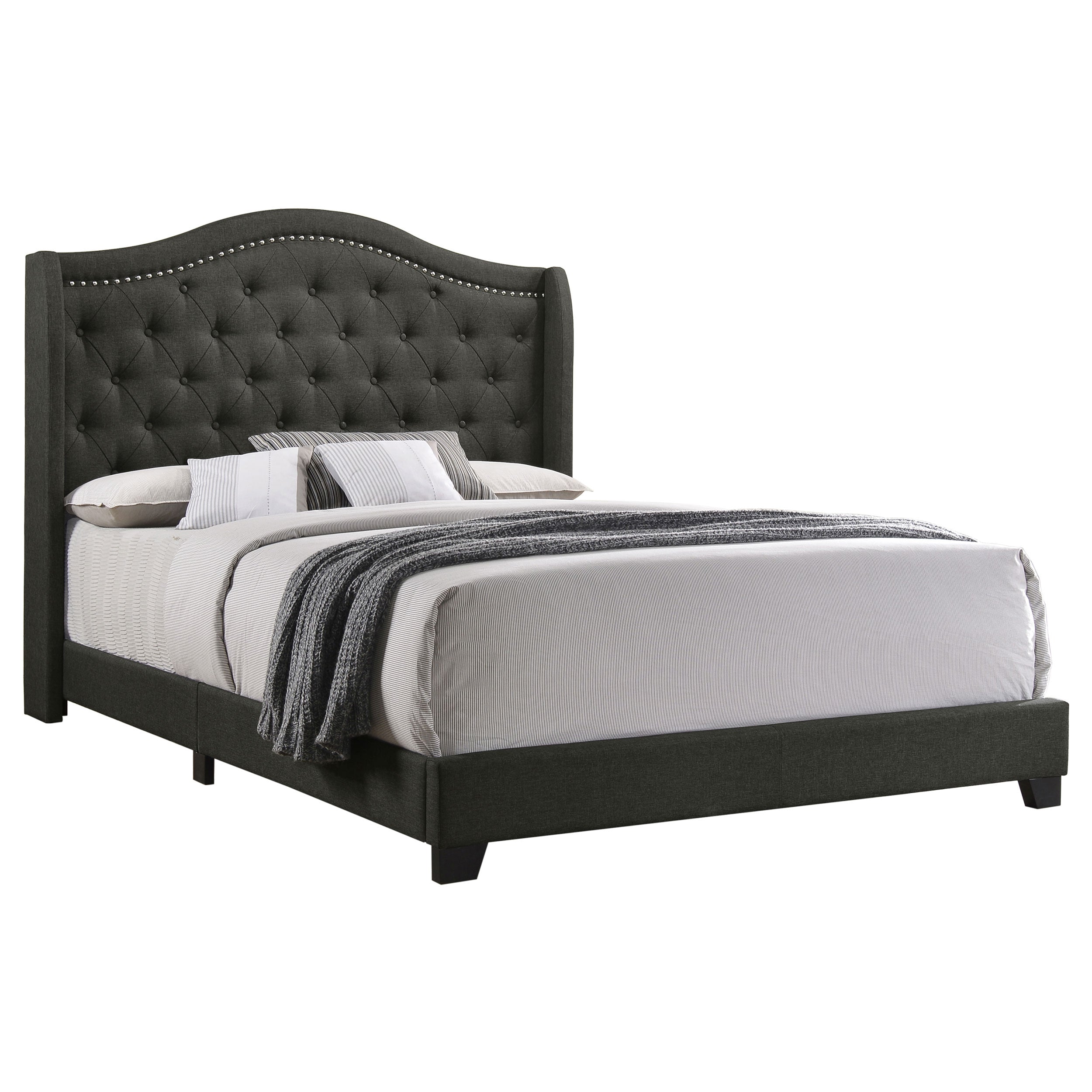 Sonoma Wingback Bed - Ideal Furniture (Fresno,CA)