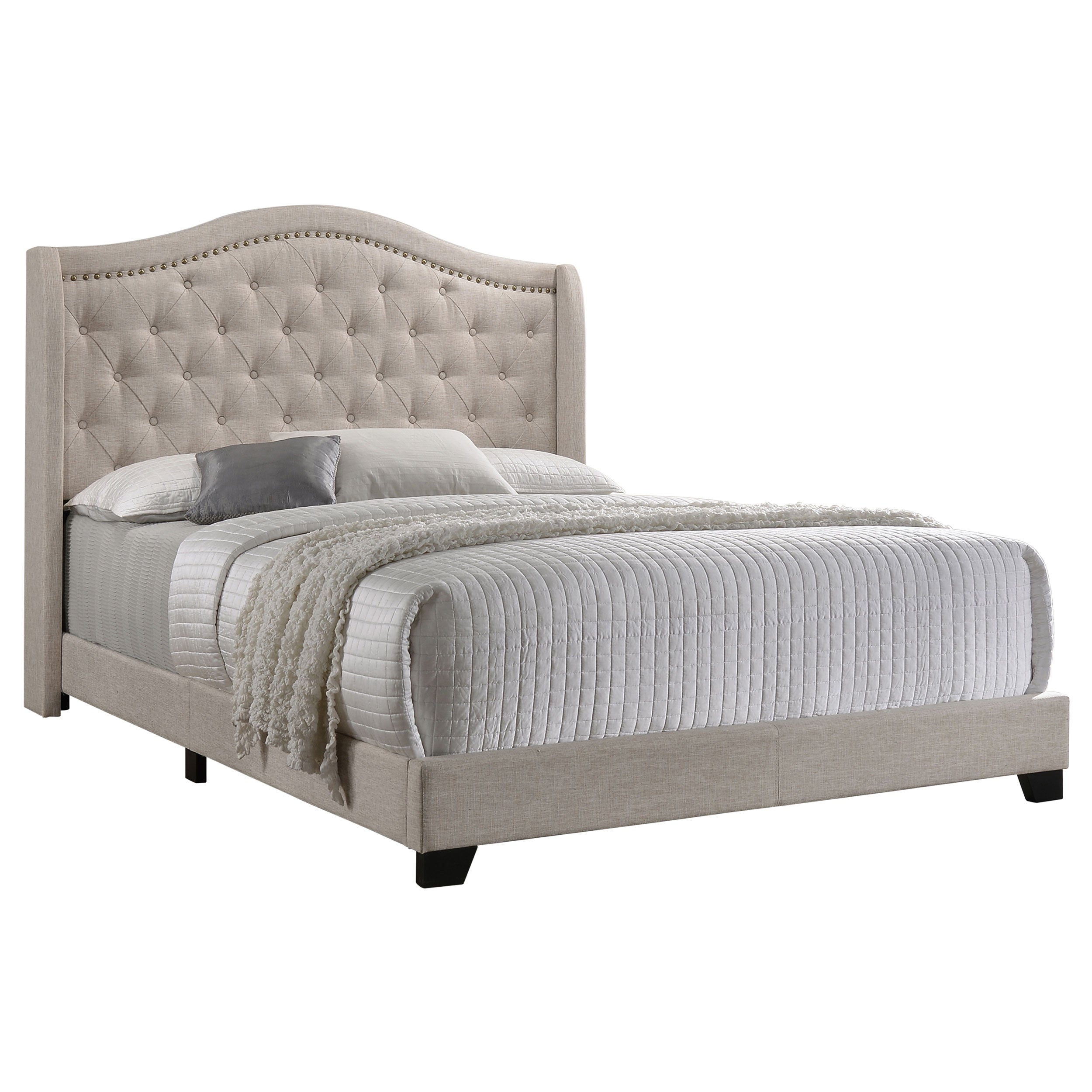 Sonoma Wingback Bed - Ideal Furniture (Fresno,CA)